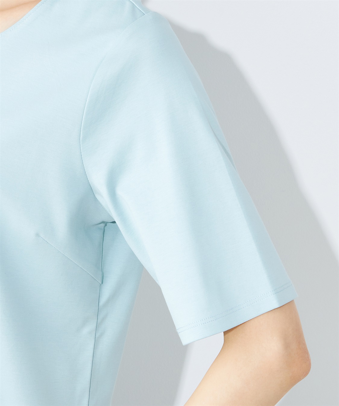 A/C DESIGN BY ALPHA CUBIC ダブルフロントカラーTシャツ_sub_4