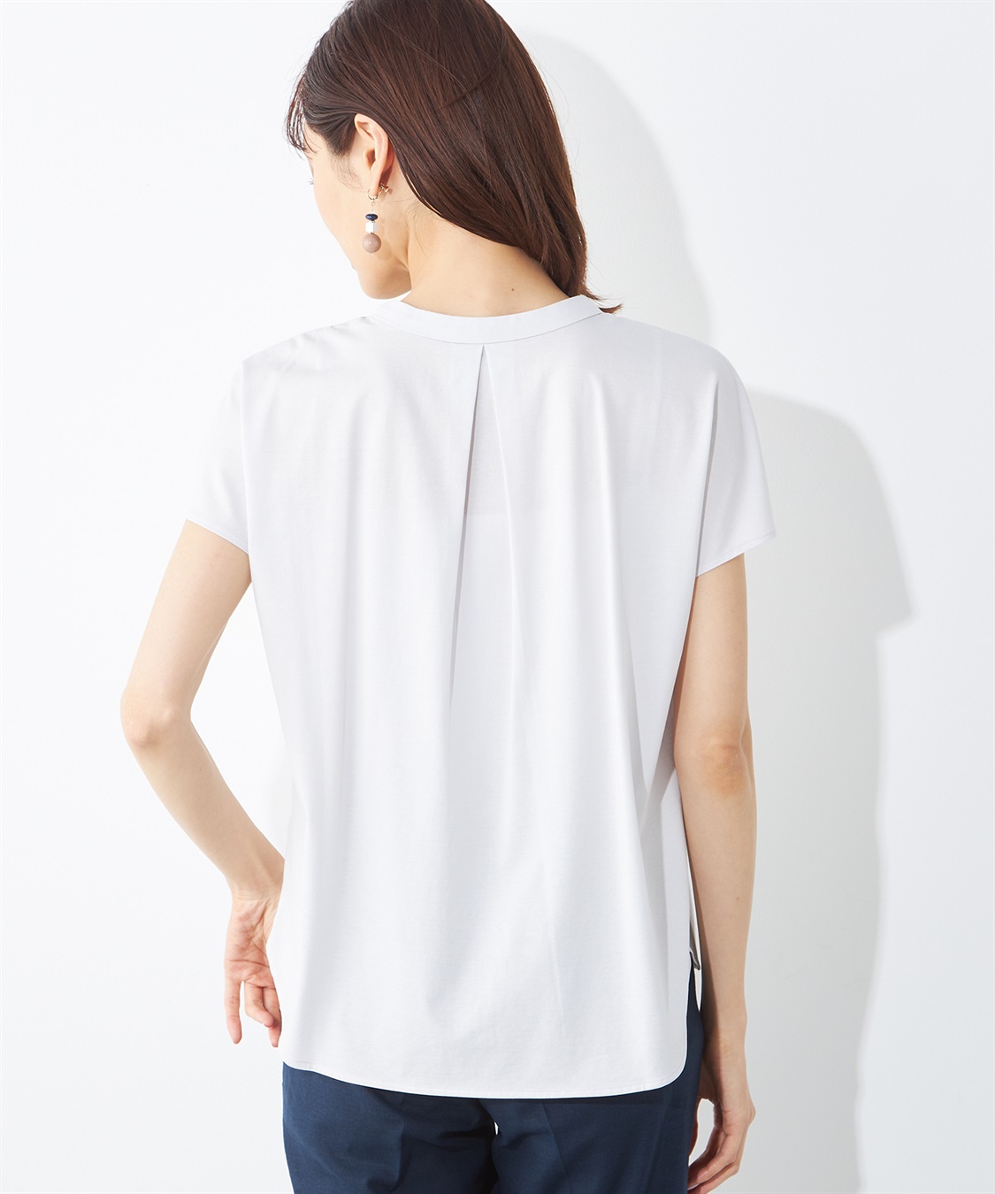 A/C DESIGN BY ALPHA CUBIC 【接触冷感】ボウタイプルオーバー_sub_2