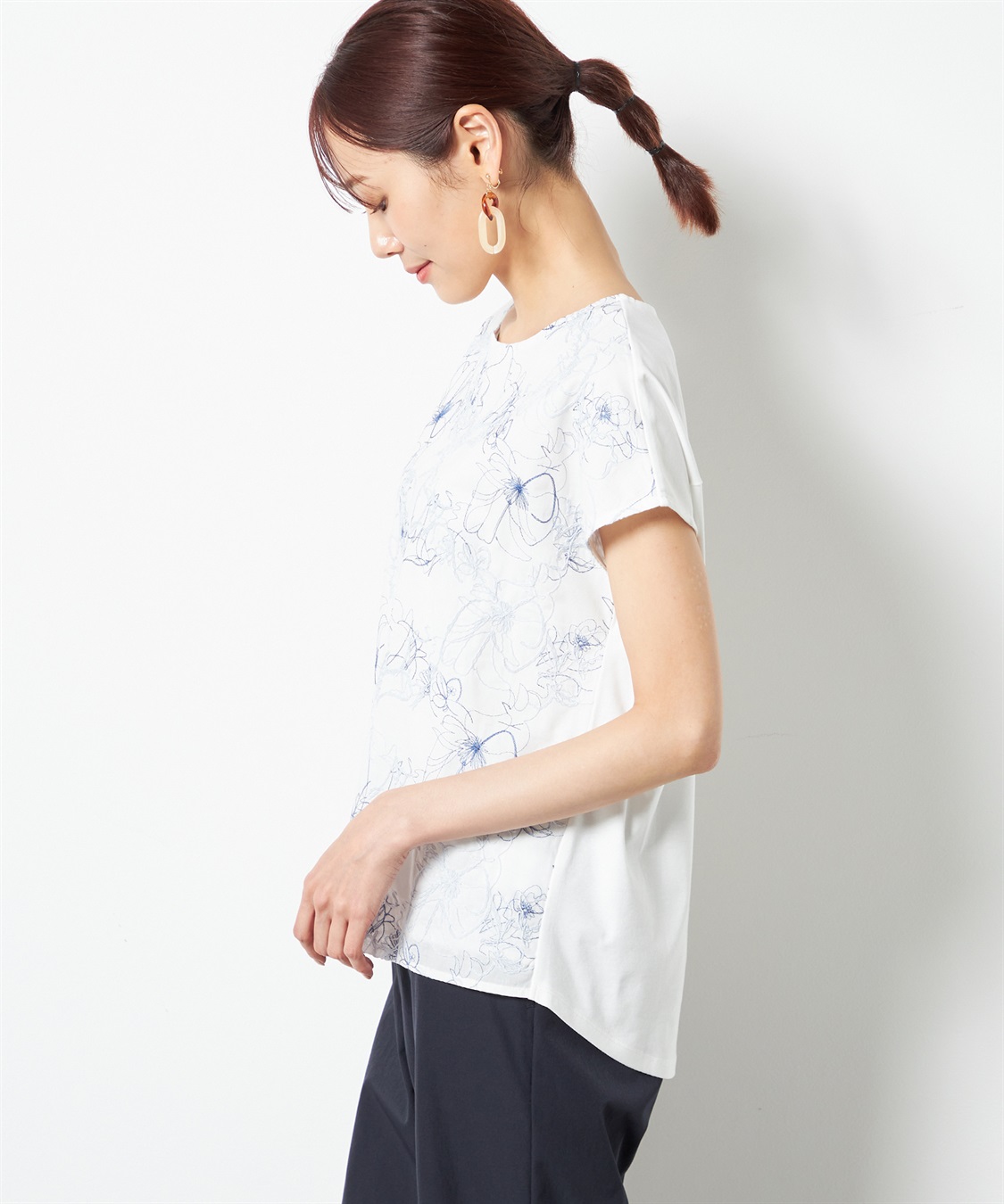 A/C DESIGN BY ALPHA CUBIC フロント刺繍プルオーバー_sub_1