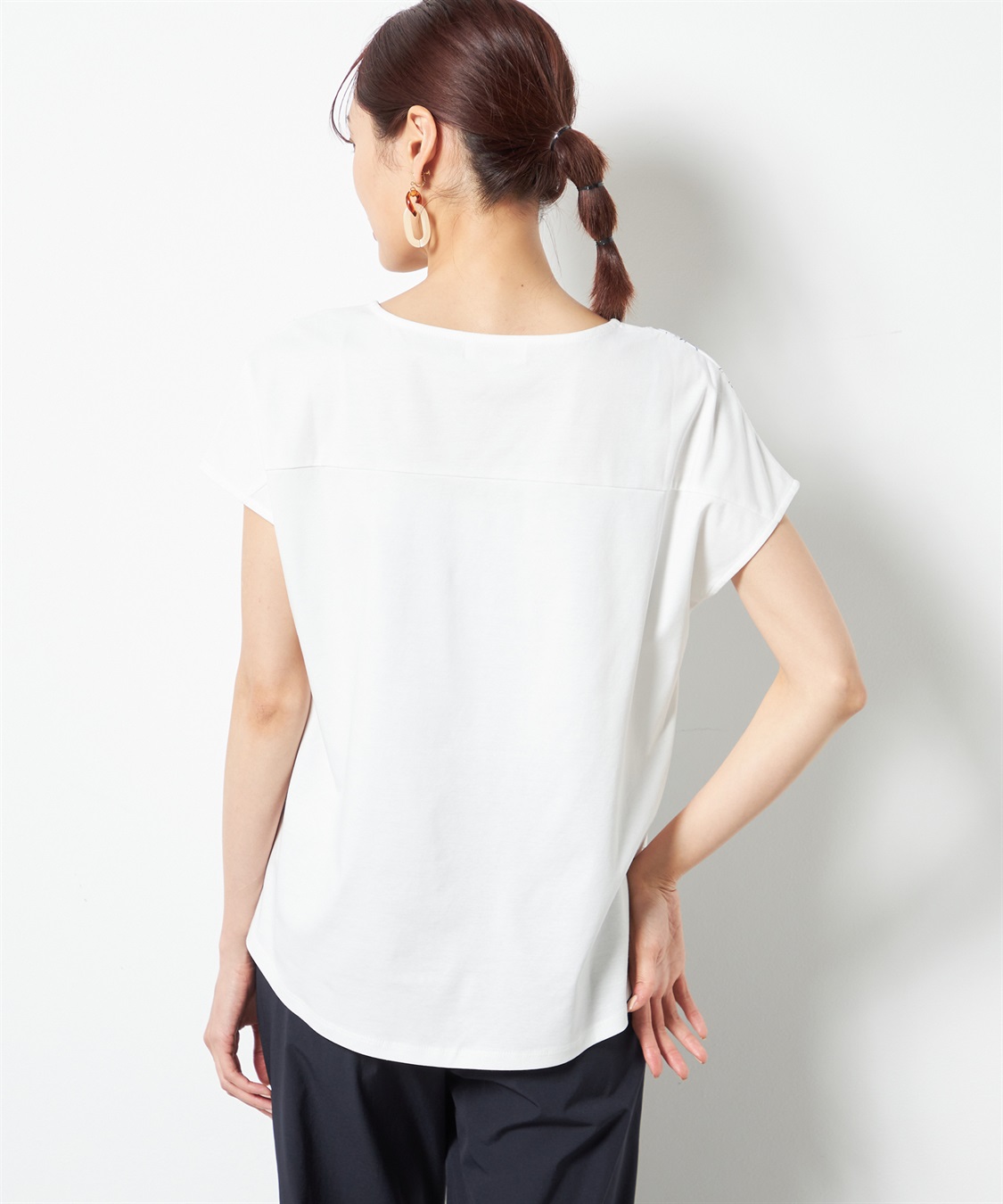 A/C DESIGN BY ALPHA CUBIC フロント刺繍プルオーバー_sub_2