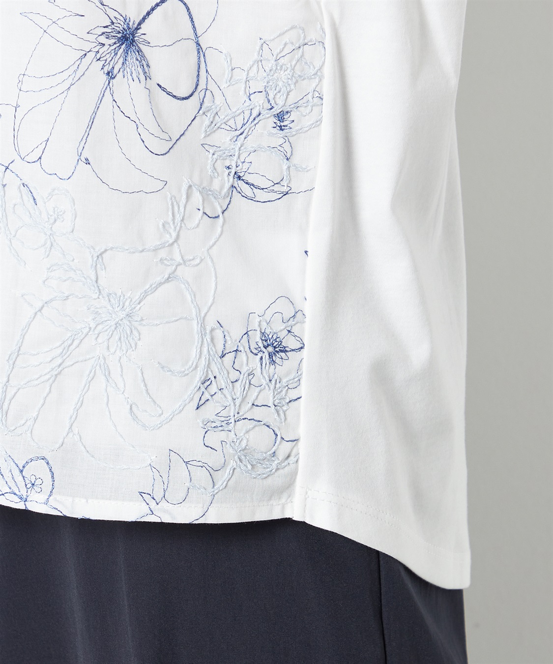 A/C DESIGN BY ALPHA CUBIC フロント刺繍プルオーバー_sub_5