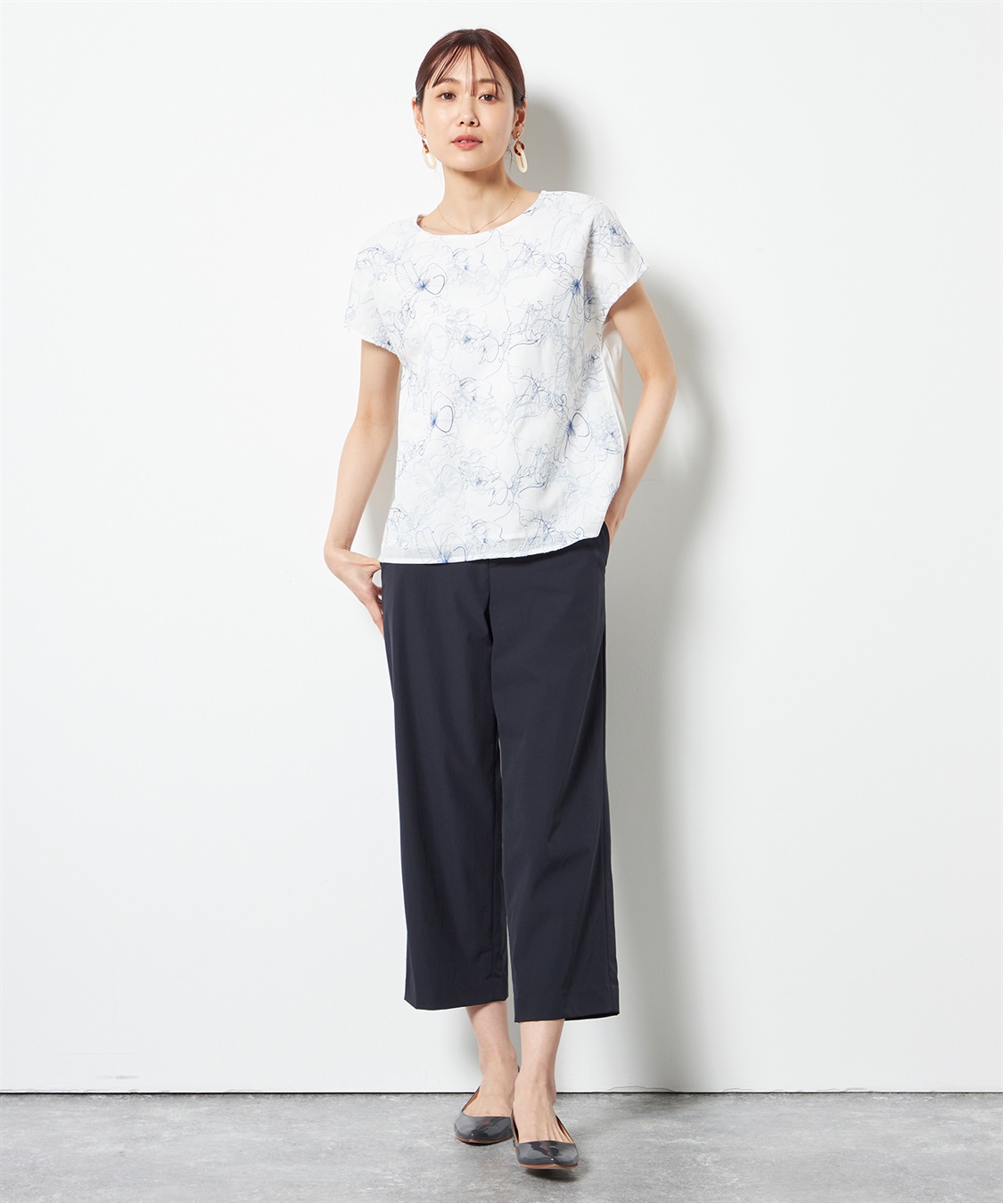 A/C DESIGN BY ALPHA CUBIC フロント刺繍プルオーバー_sub_7