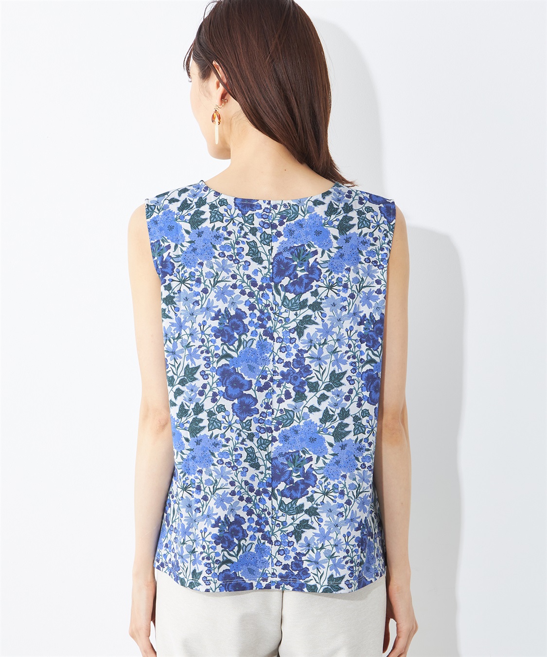 A/C DESIGN BY ALPHA CUBIC リバティプリントタンクトップ_sub_3