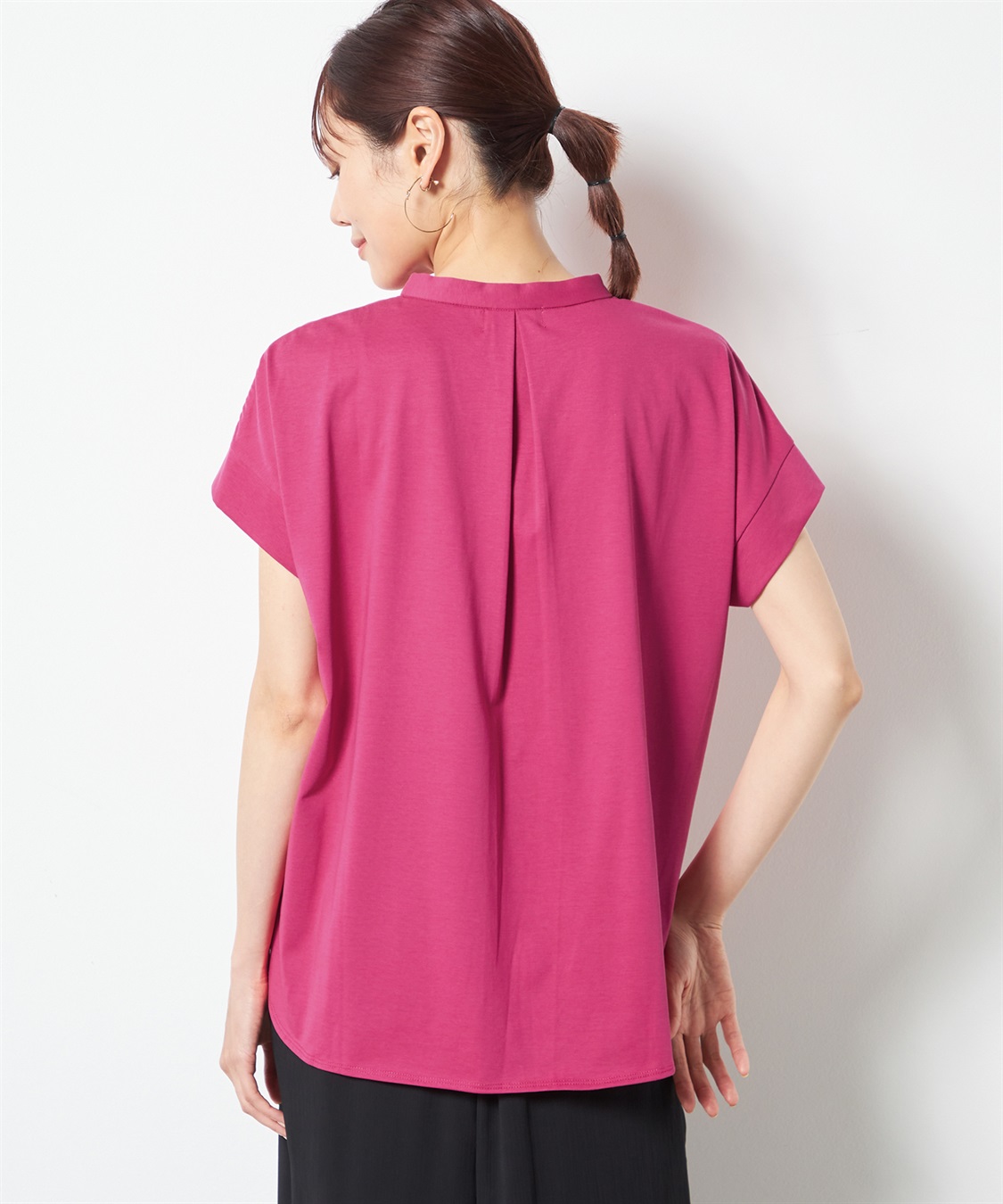 A/C DESIGN BY ALPHA CUBIC 【接触冷感】スキッパープルオーバー_sub_3