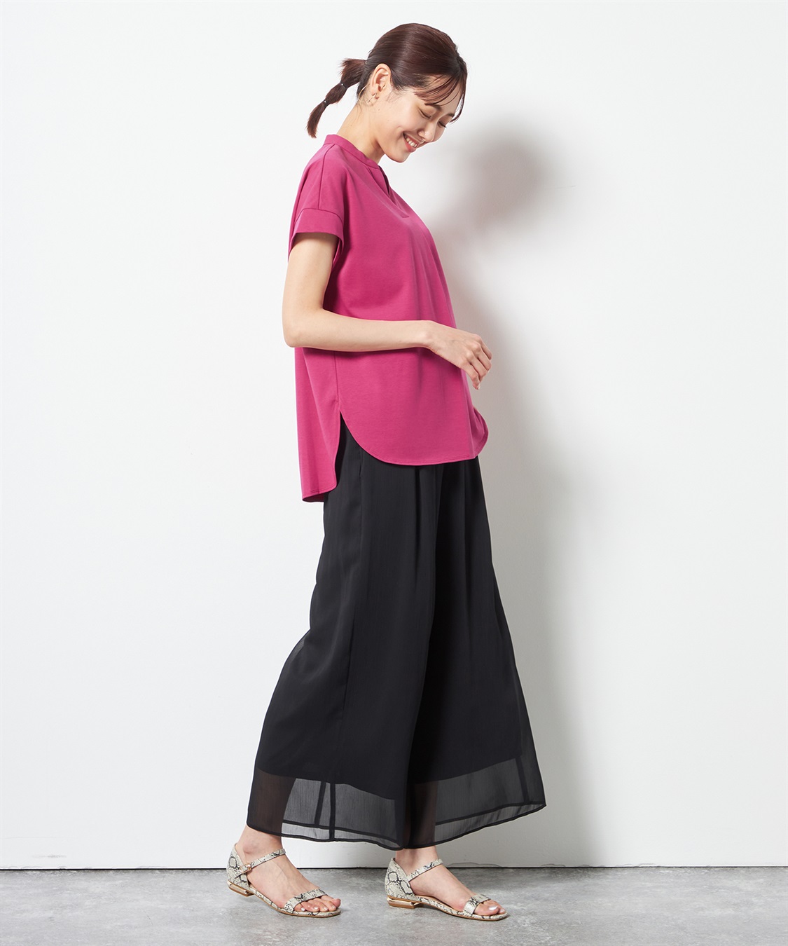 A/C DESIGN BY ALPHA CUBIC 【接触冷感】スキッパープルオーバー_sub_8