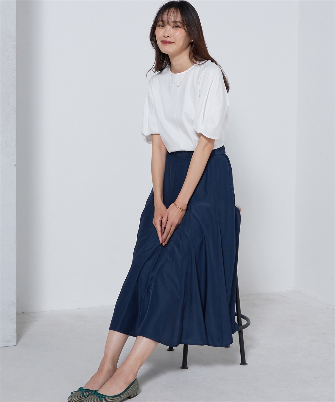 A/C DESIGN BY ALPHA CUBIC 【接触冷感】ツイストスリーブプルオーバー_sub_9