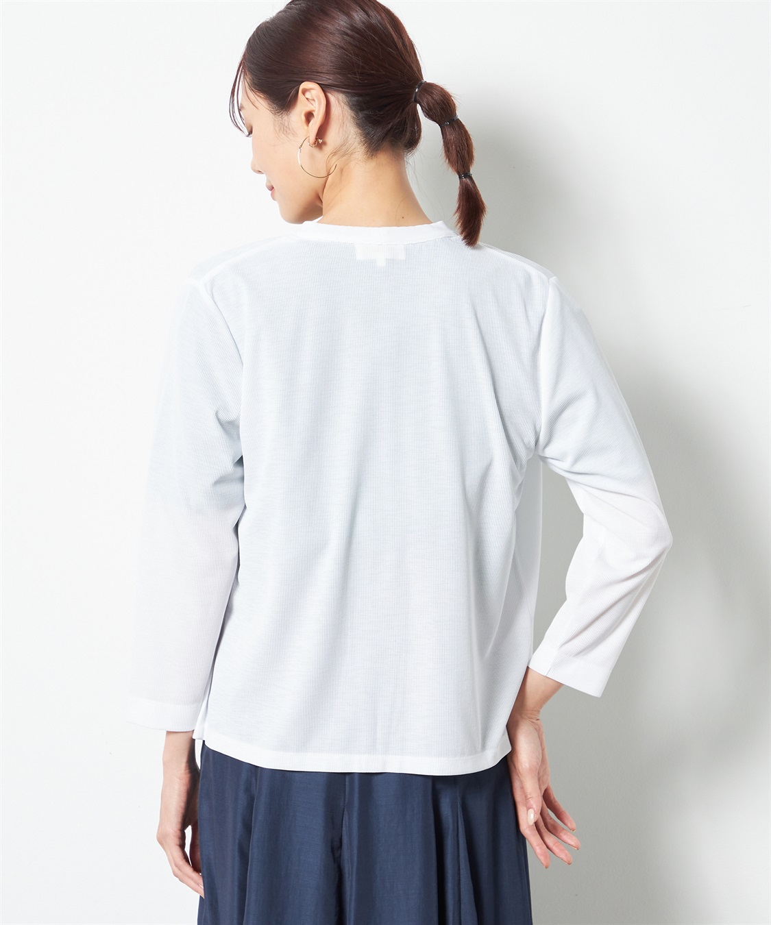 A/C DESIGN BY ALPHA CUBIC 【接触冷感】【UV対策】メトロカーディガン_sub_2