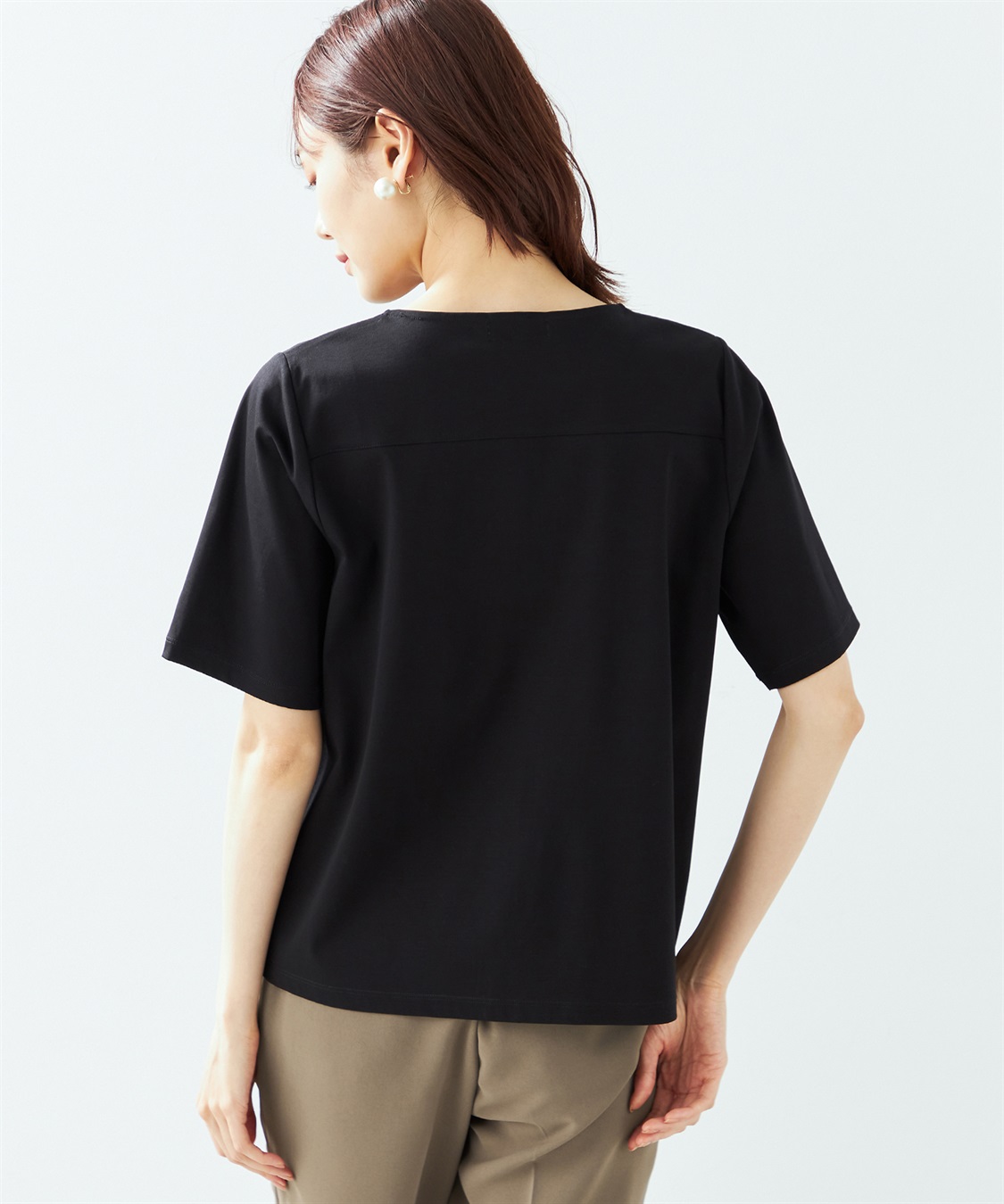 A/C DESIGN BY ALPHA CUBIC 【接触冷感】【UV対策】パールスキッパープルオーバー_sub_3