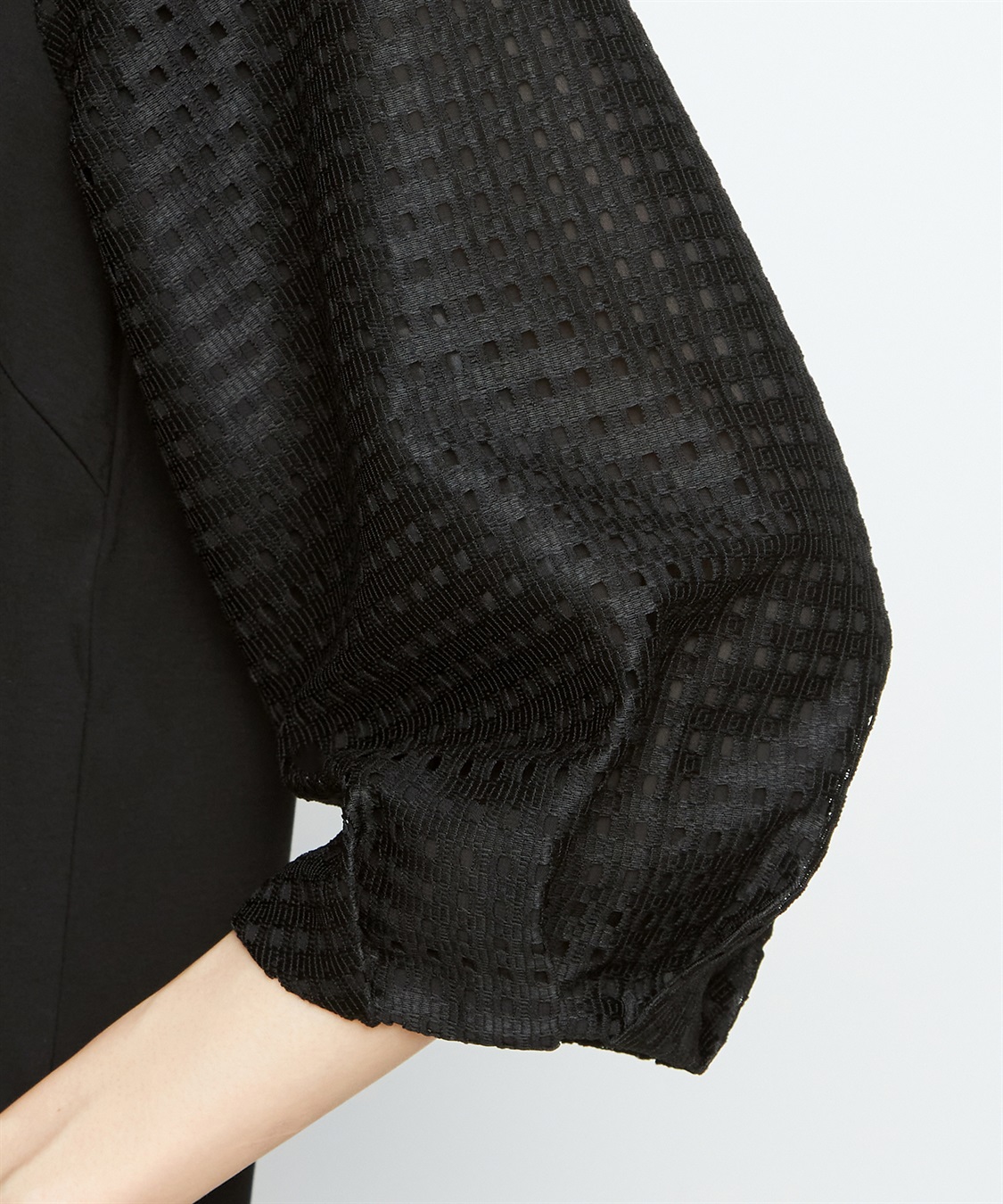 A/C DESIGN BY ALPHA CUBIC 【接触冷感】レースボリュームスリーブプルオーバー_sub_4