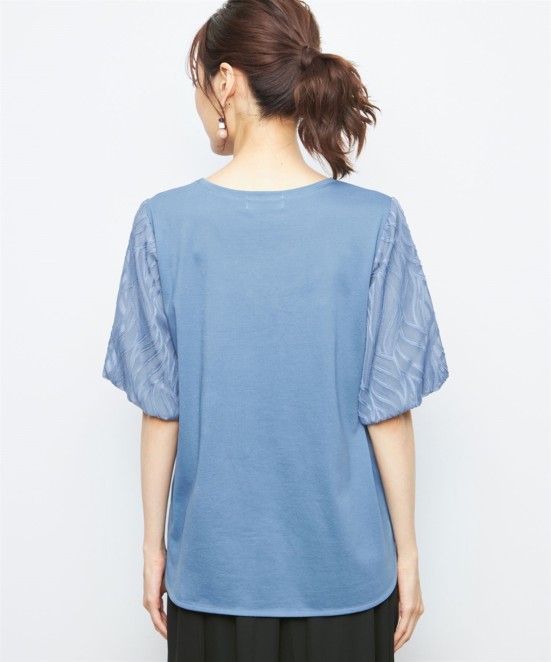 A/C DESIGN BY ALPHA CUBIC ボリュームスリーブプルオーバー_sub_2