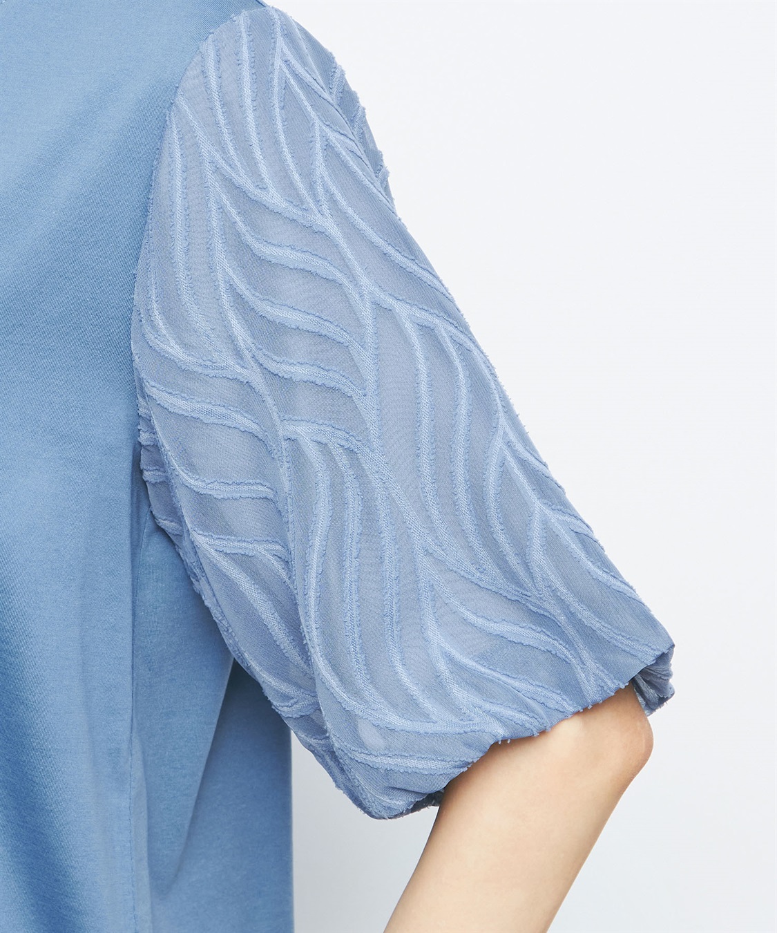 A/C DESIGN BY ALPHA CUBIC ボリュームスリーブプルオーバー_sub_4