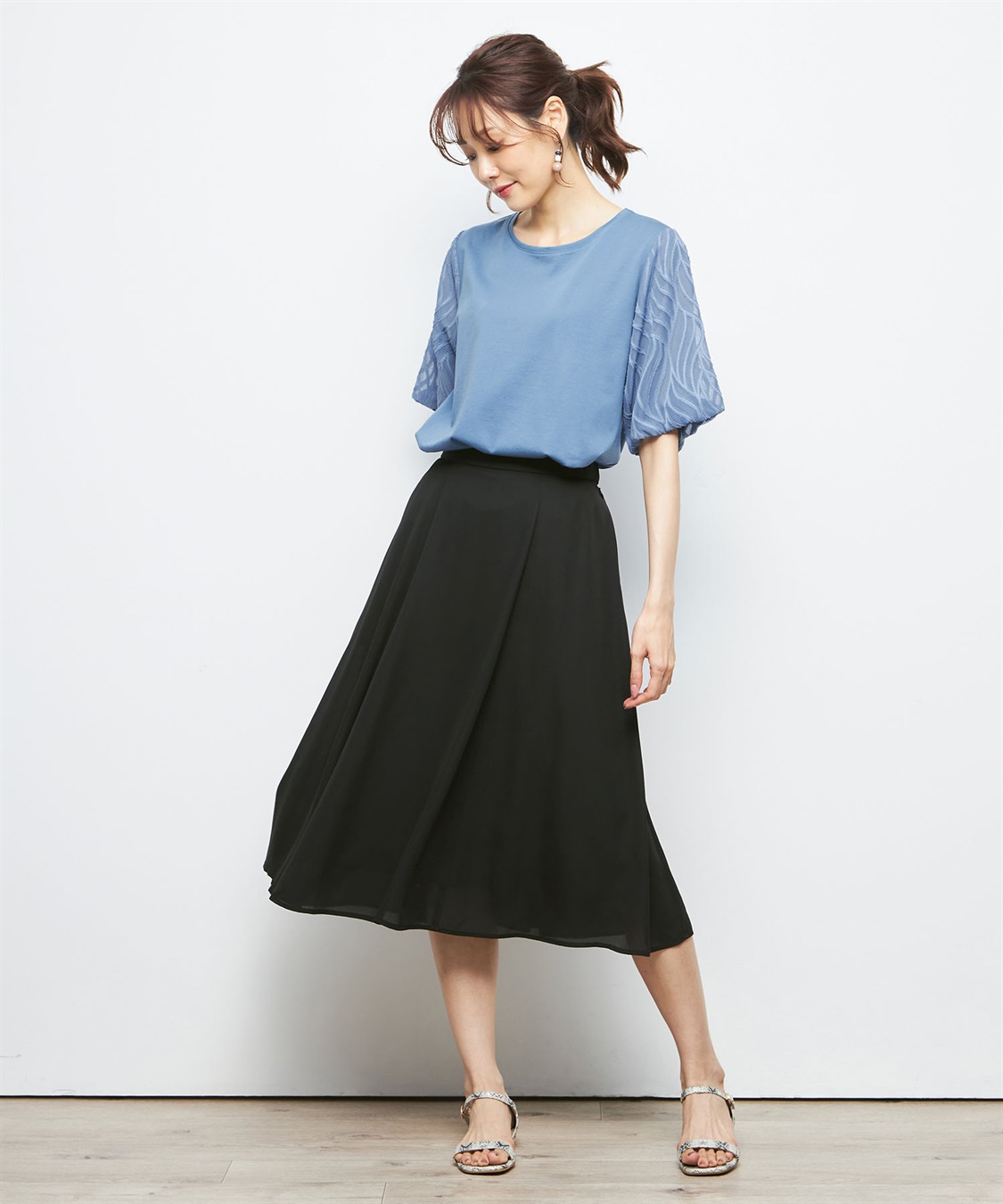 A/C DESIGN BY ALPHA CUBIC ボリュームスリーブプルオーバー_sub_7