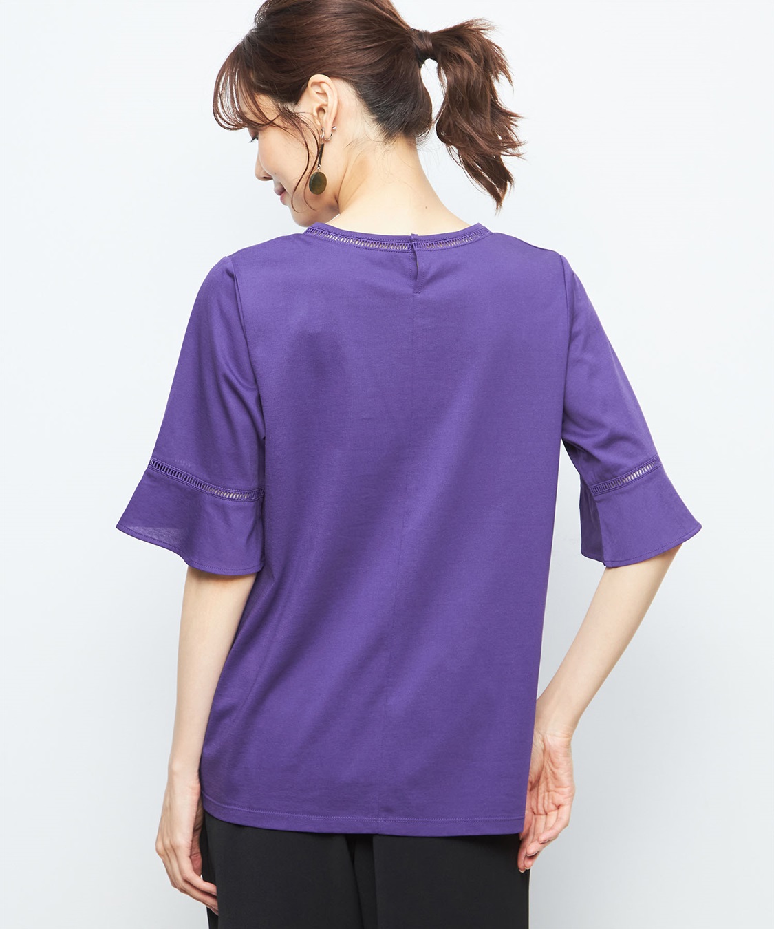 クリスアンクローバー製　オーストリッチ　パープル クリスアンクローバー製 オーストリッチ パープル クリスアン