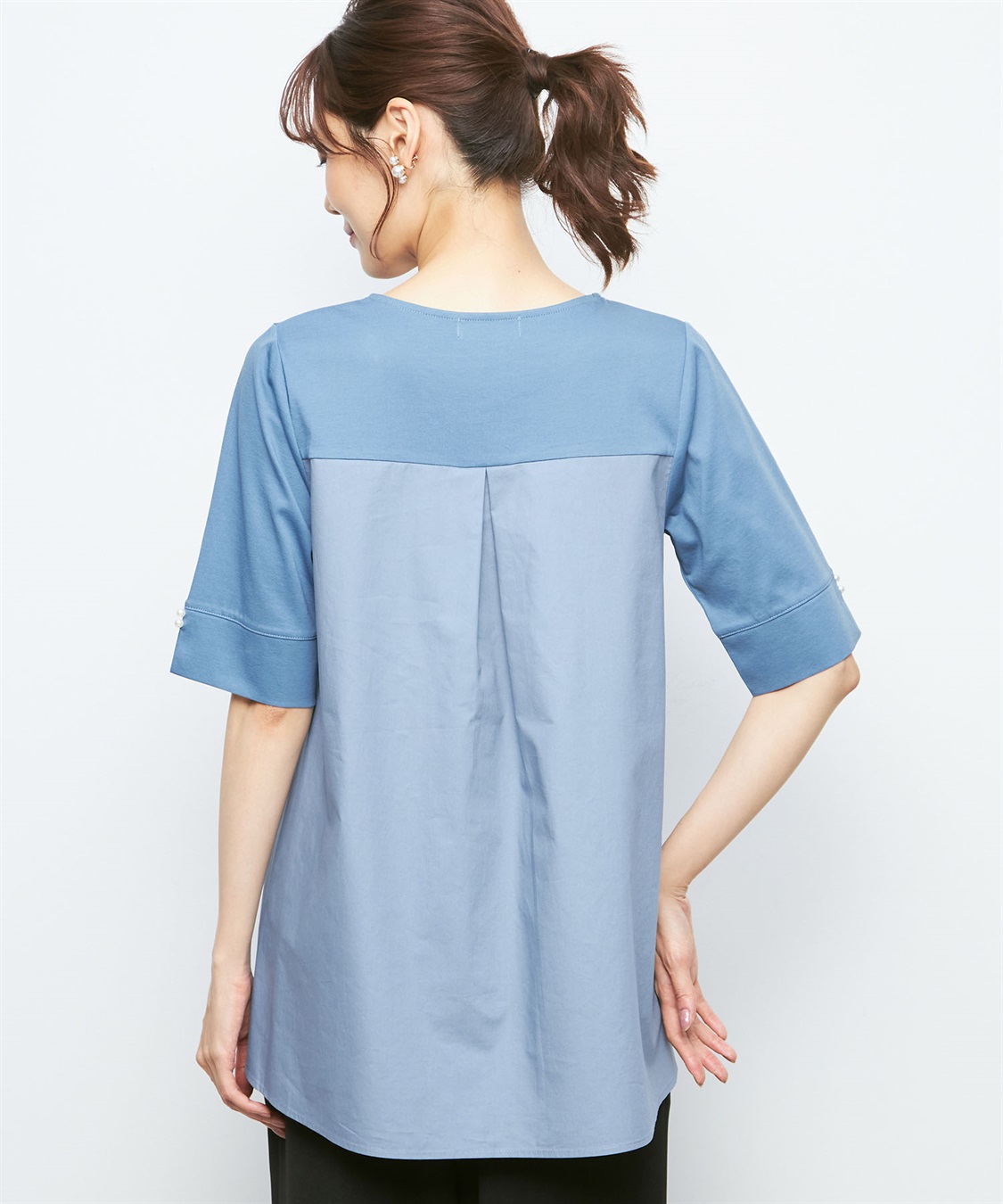 A/C DESIGN BY ALPHA CUBIC バックタックTシャツ_sub_2