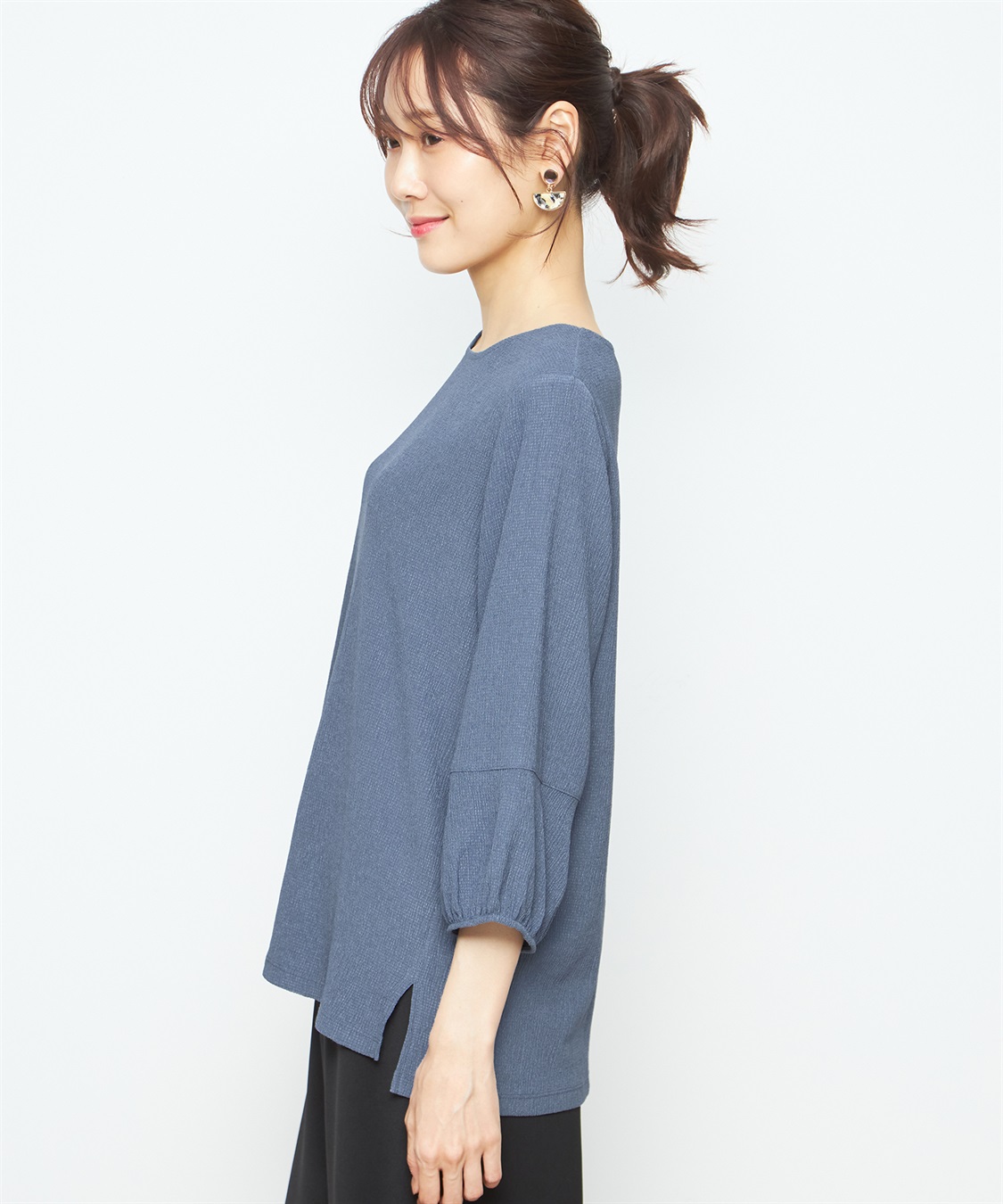 A/C DESIGN BY ALPHA CUBIC クルーネックプルオーバー_sub_1