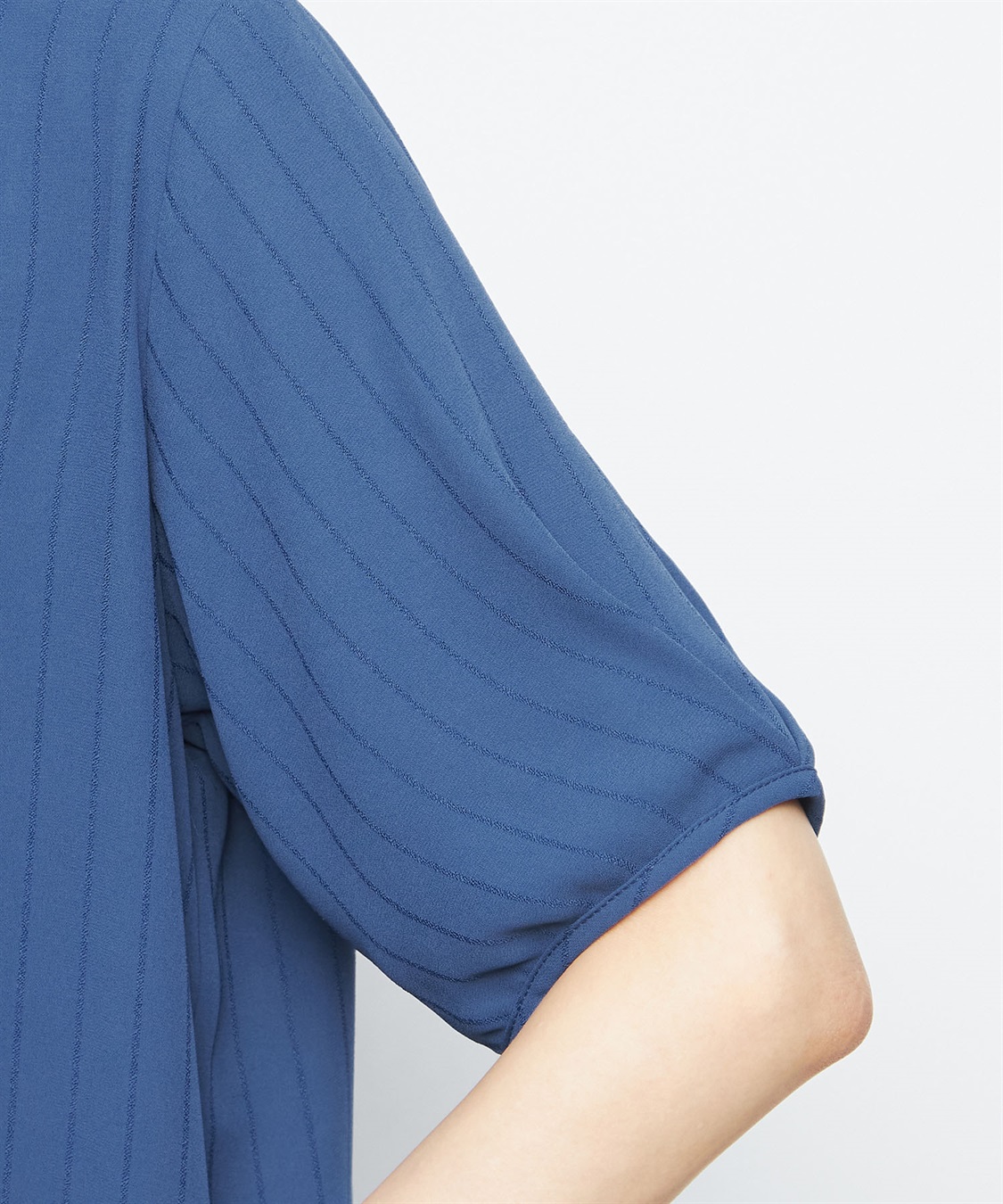 A/C DESIGN BY ALPHA CUBIC ストライプシフォンプルオーバー_sub_4