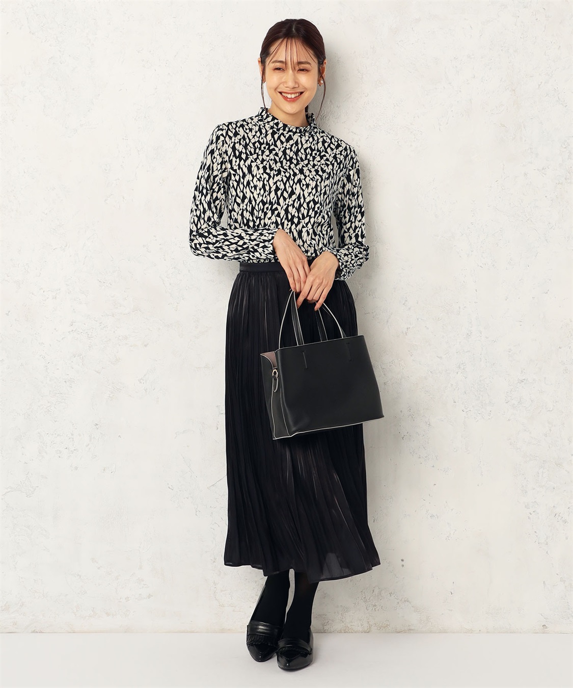 A/C DESIGN BY ALPHA CUBIC 裏起毛幾何柄プリントプルオーバー_sub_8