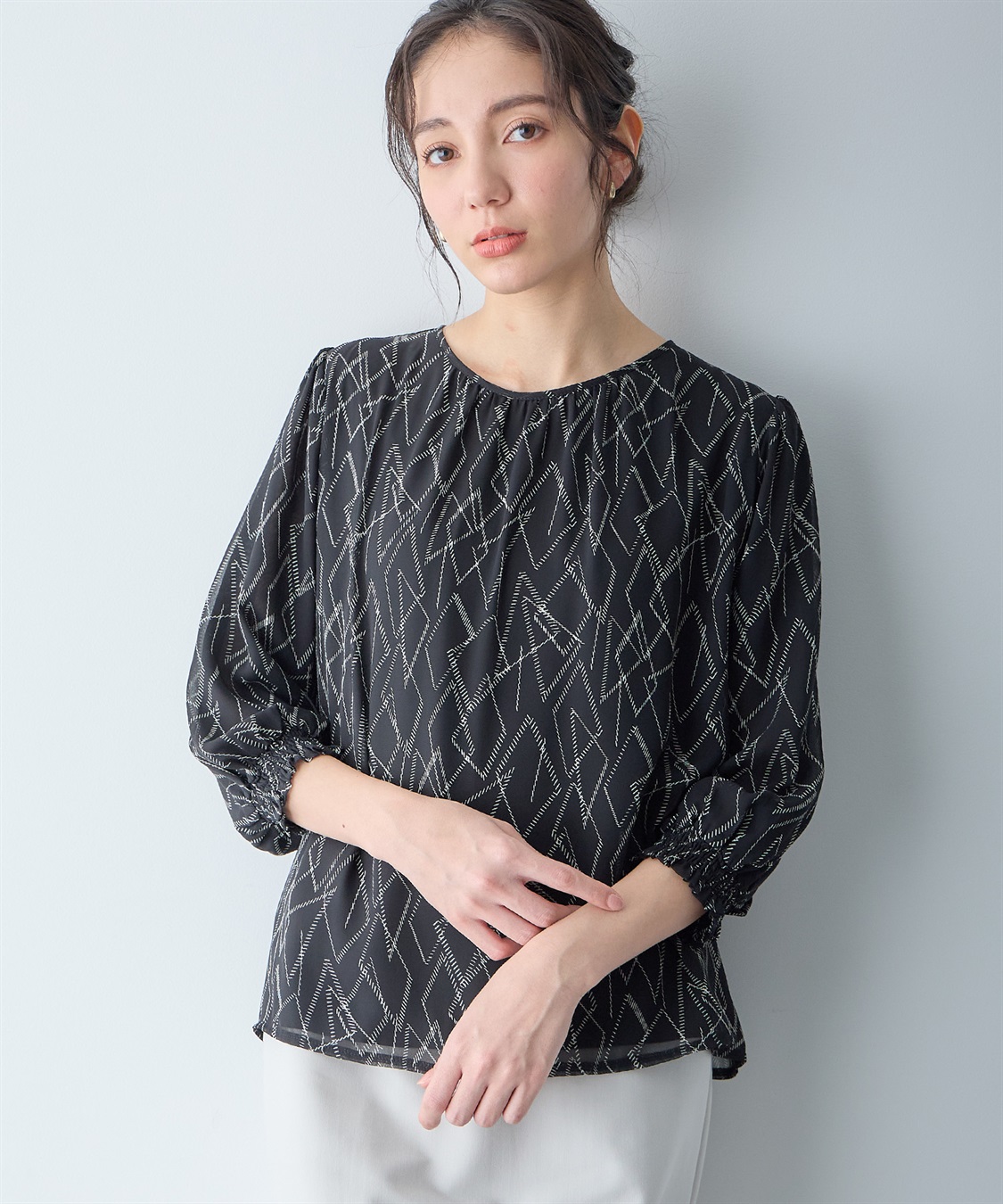 A/C DESIGN BY ALPHA CUBIC シャーリングプルオーバー_sub_1