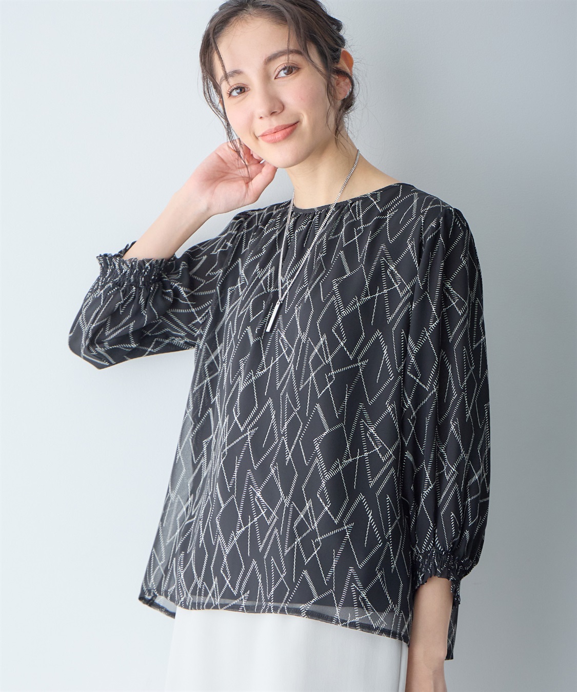 A/C DESIGN BY ALPHA CUBIC シャーリングプルオーバー_sub_2