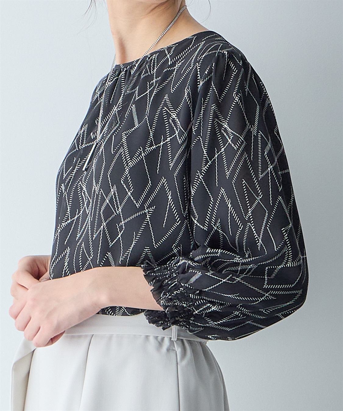 A/C DESIGN BY ALPHA CUBIC シャーリングプルオーバー_sub_3