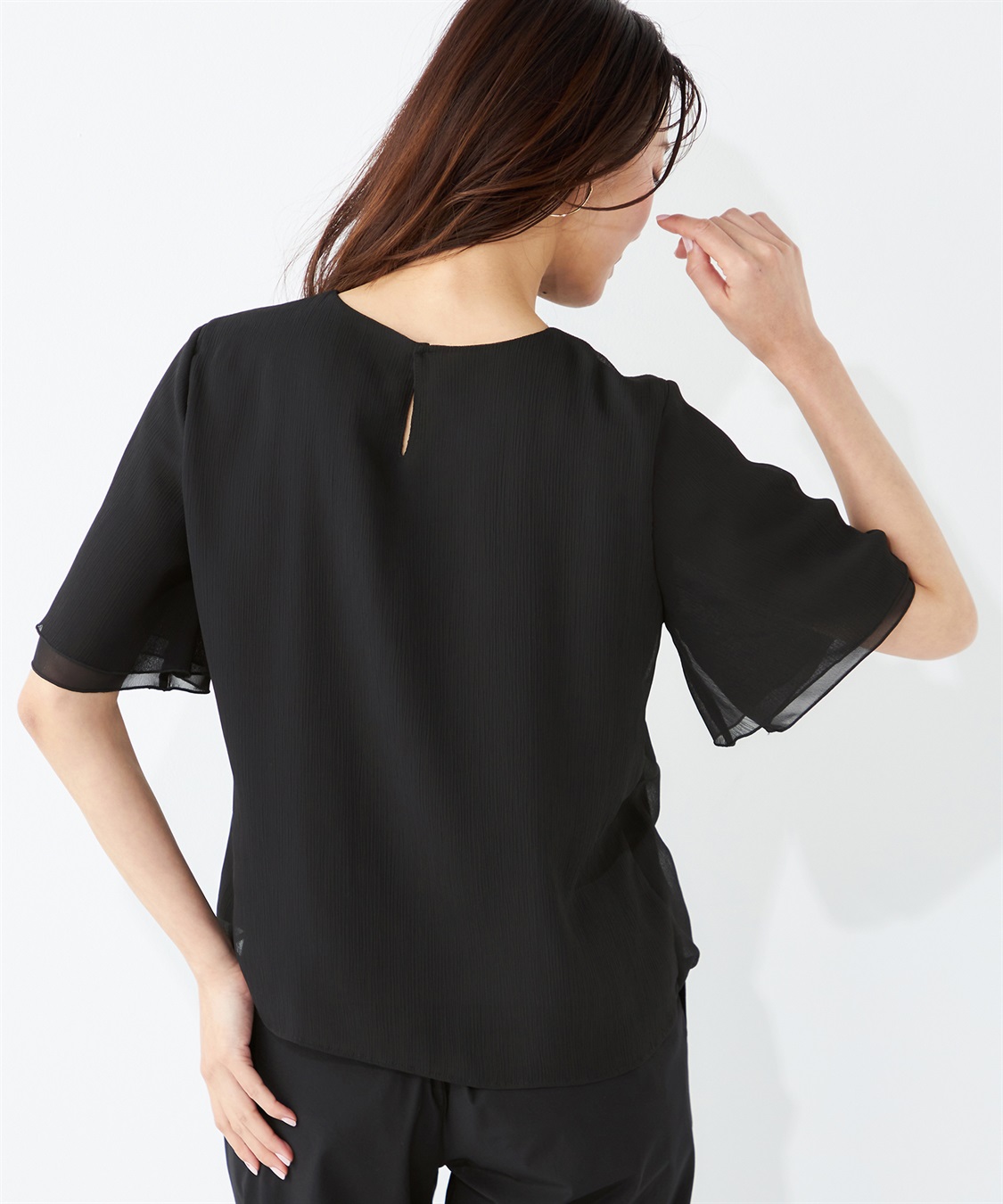 A/C DESIGN BY ALPHA CUBIC プリーツブラウス_sub_13