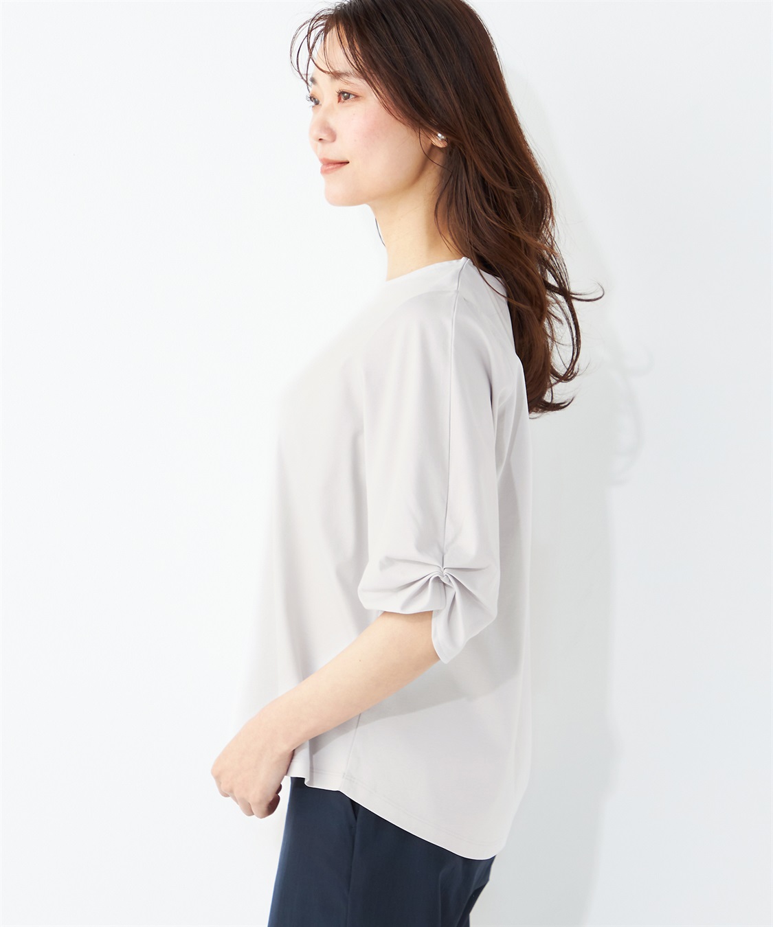 A/C DESIGN BY ALPHA CUBIC タックスリーブプルオーバー_sub_1