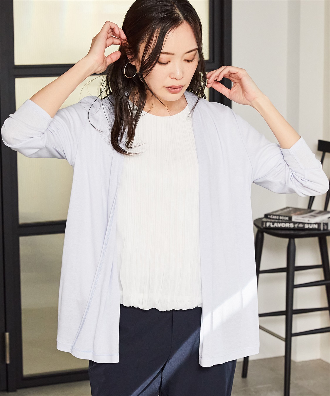 A/C DESIGN BY ALPHA CUBIC フライスカーディガン_sub_6