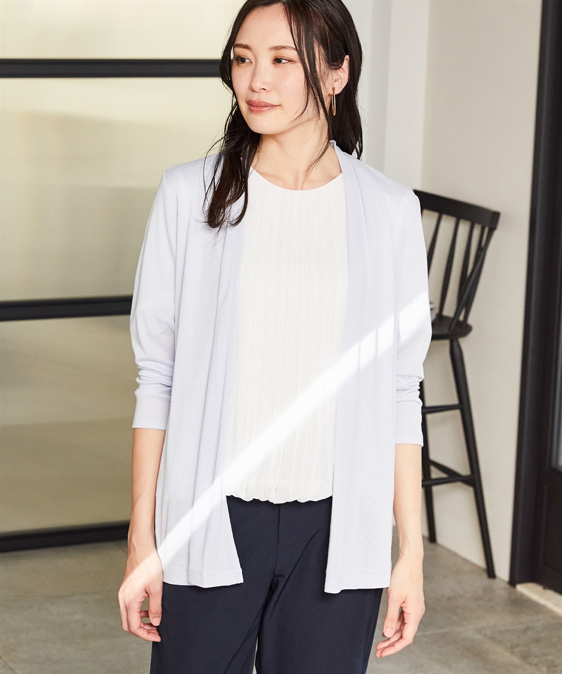 A/C DESIGN BY ALPHA CUBIC フライスカーディガン_sub_7