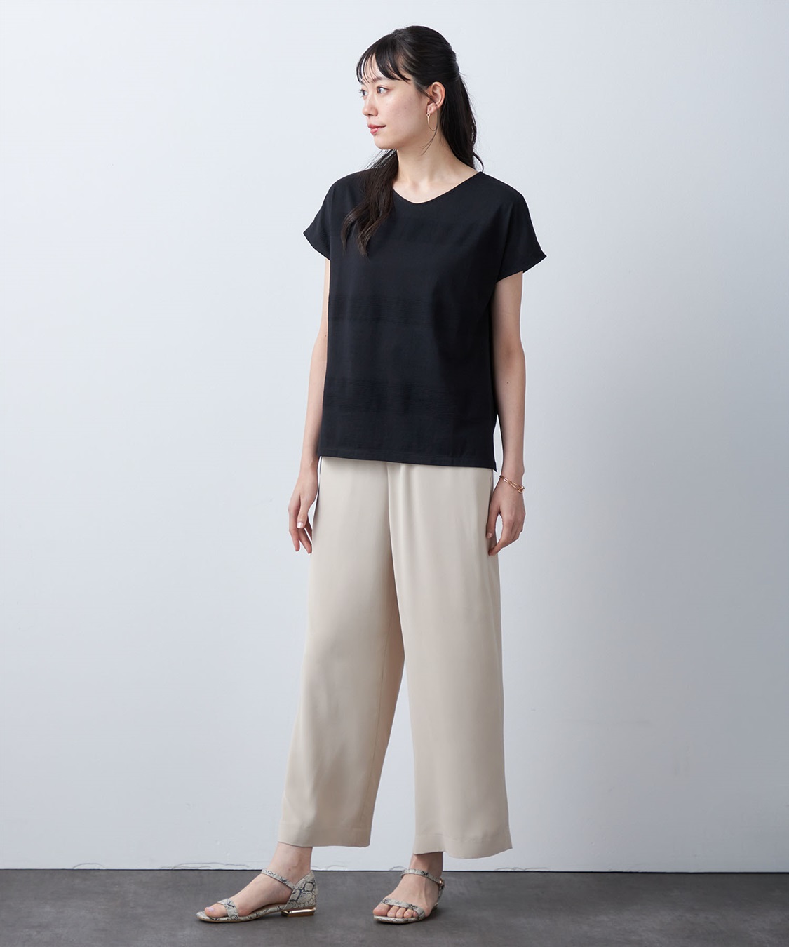 A/C DESIGN BY ALPHA CUBIC マルチボーダープルオーバー_sub_1