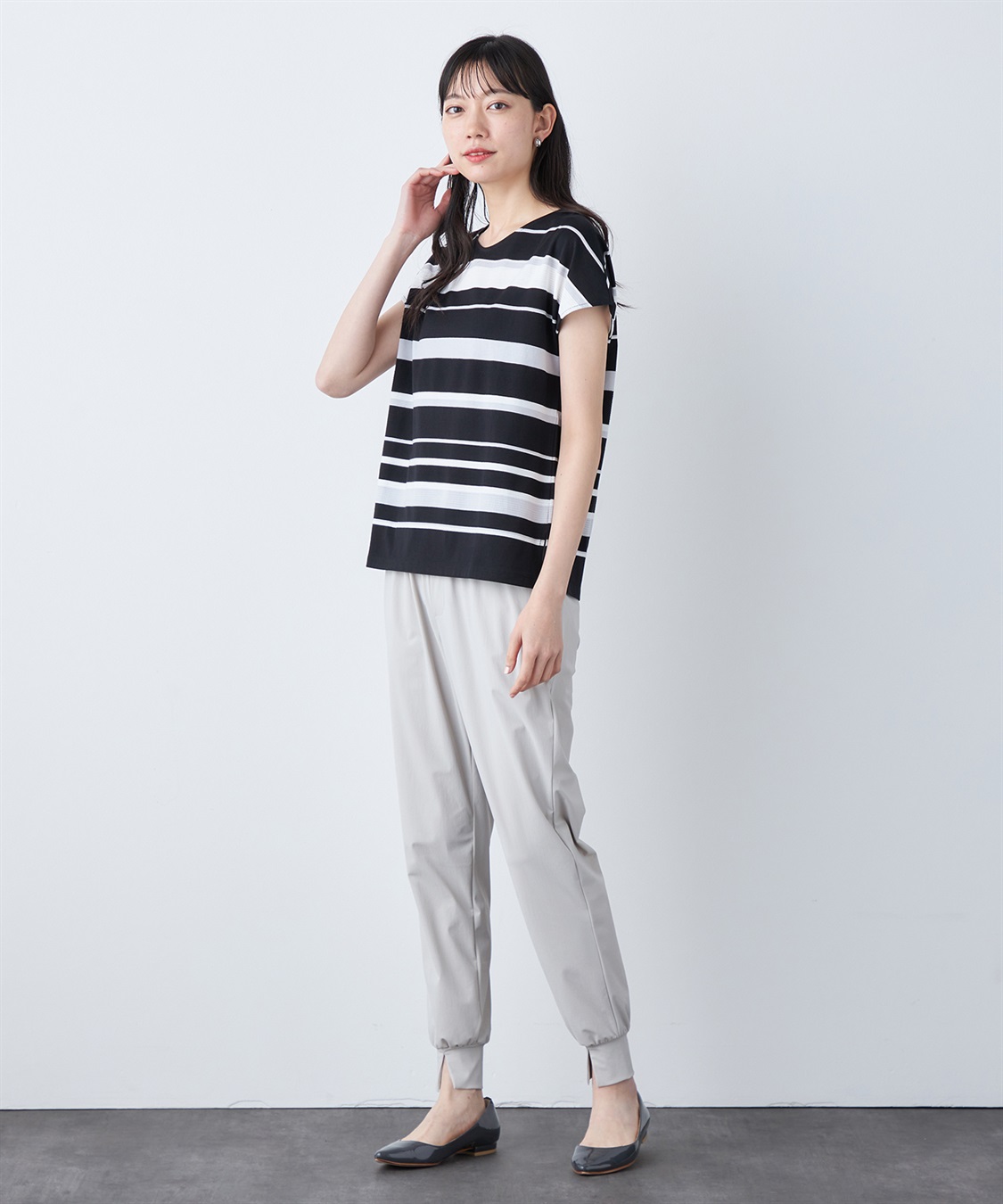 A/C DESIGN BY ALPHA CUBIC マルチボーダープルオーバー_sub_5