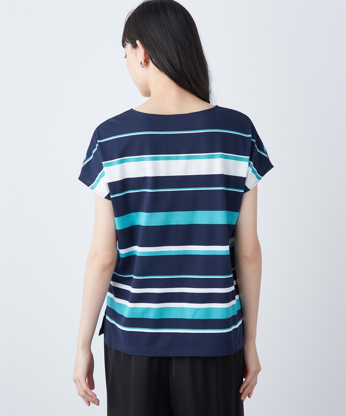 A/C DESIGN BY ALPHA CUBIC マルチボーダープルオーバー_sub_7