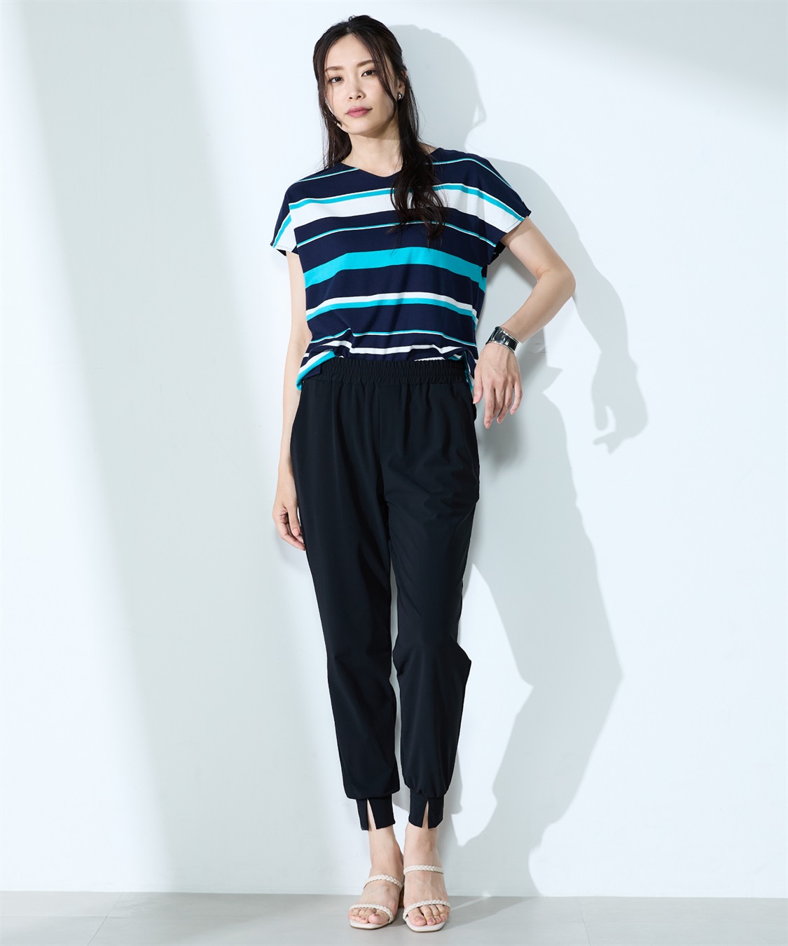 A/C DESIGN BY ALPHA CUBIC マルチボーダープルオーバー_sub_19