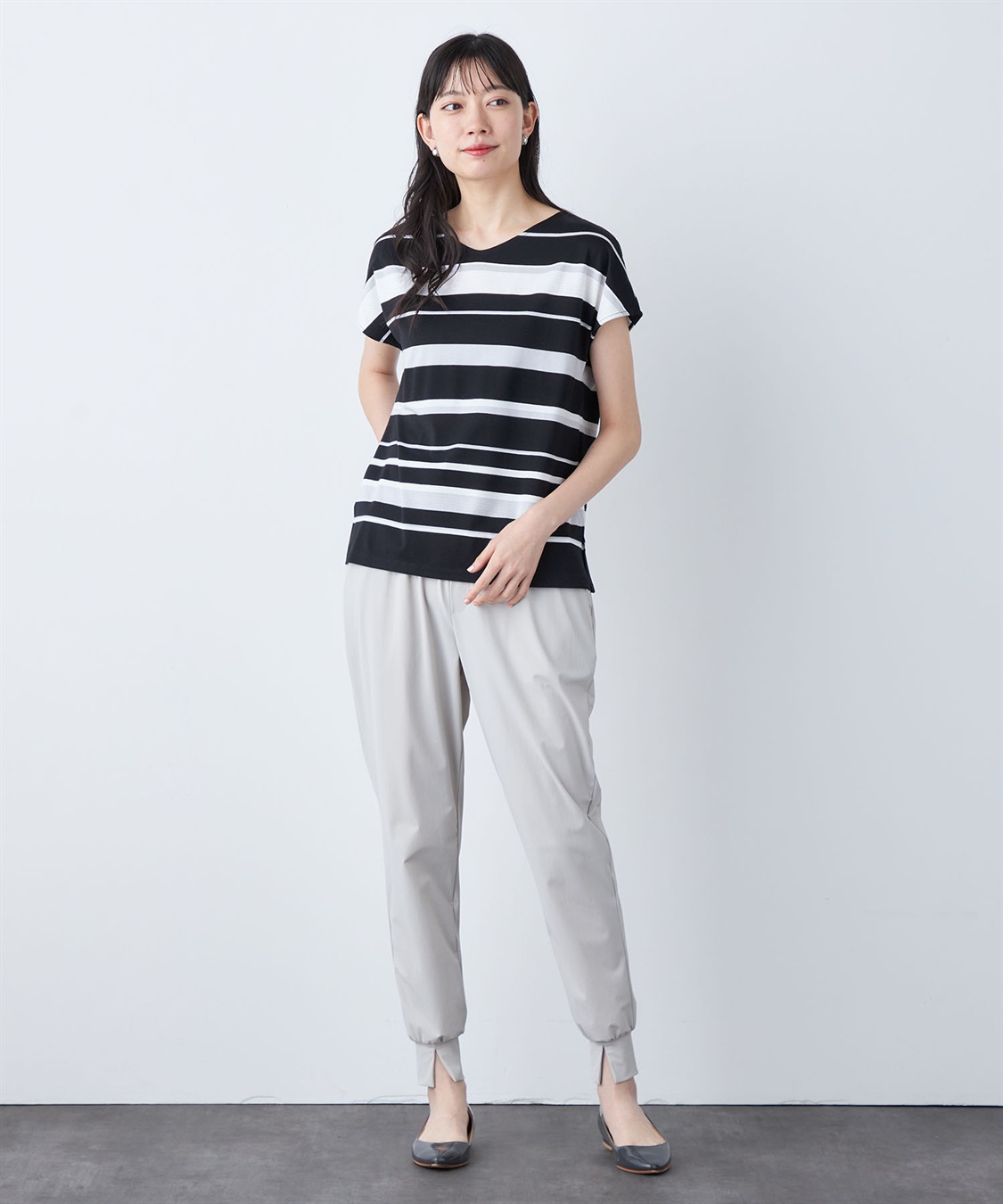 A/C DESIGN BY ALPHA CUBIC マルチボーダープルオーバー_sub_23