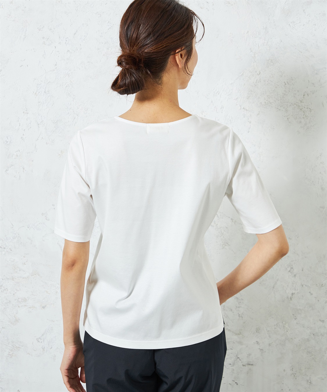 A/C DESIGN BY ALPHA CUBIC 【UVカット・冷感】ダブルフロントシルケットスムースプルオーバー_sub_19