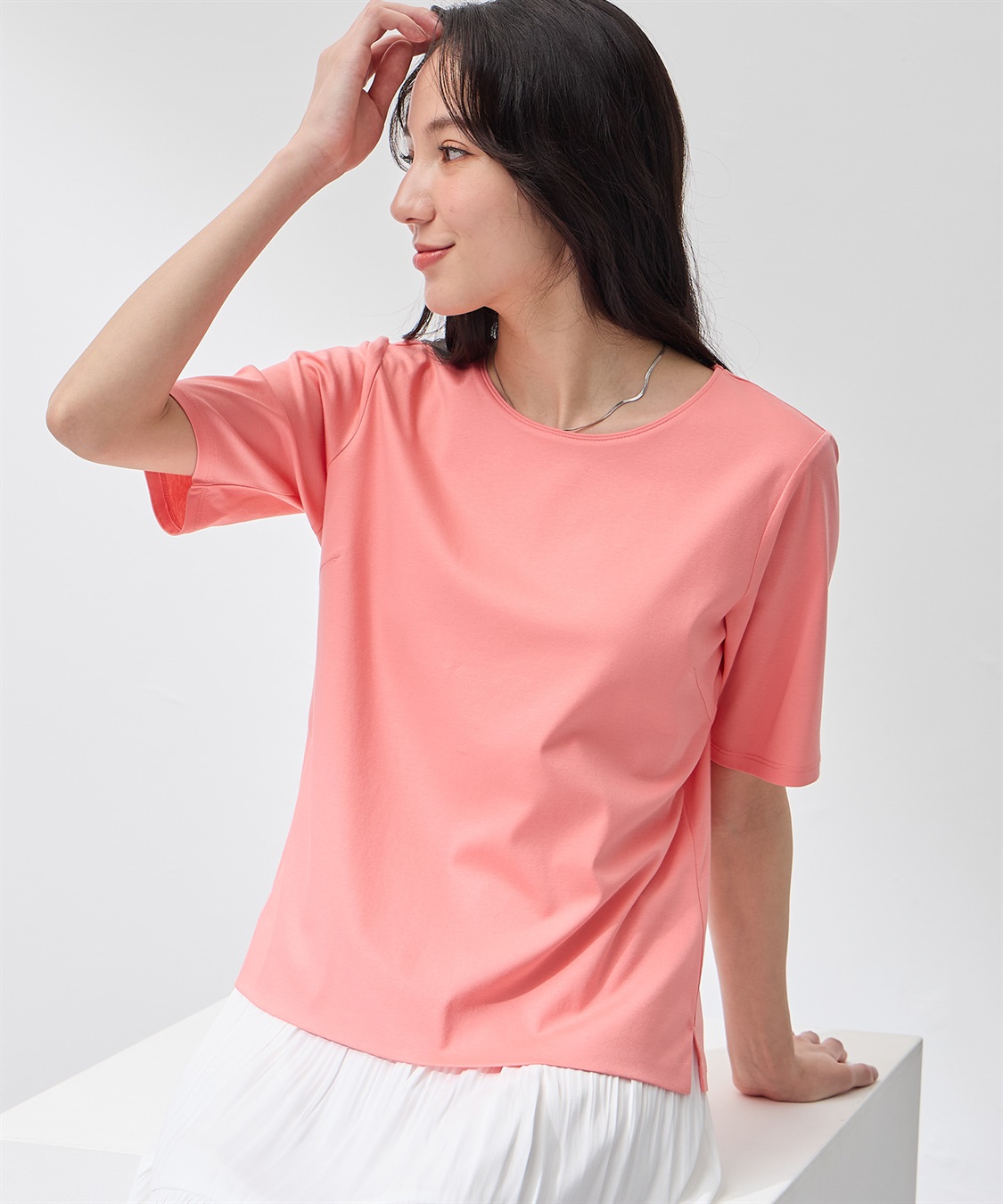 A/C DESIGN BY ALPHA CUBIC 【UVカット・冷感】ダブルフロントシルケットスムースプルオーバー_sub_3