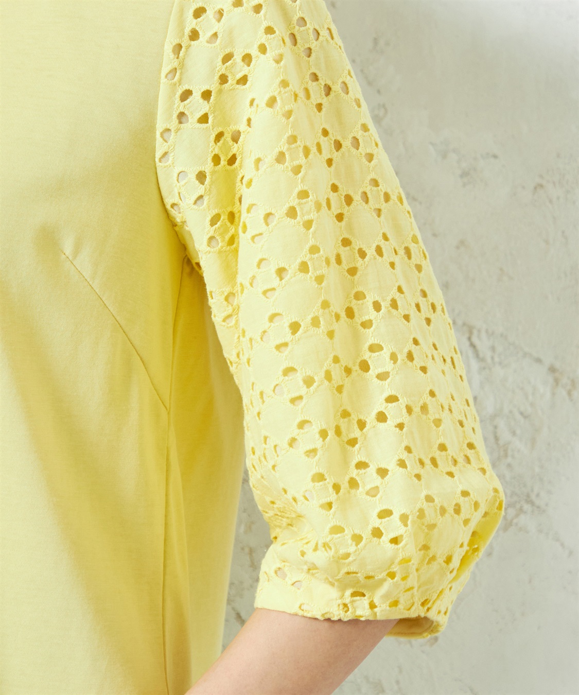 A/C DESIGN BY ALPHA CUBIC 【UVカット】レーススリーブプルオーバー_sub_10