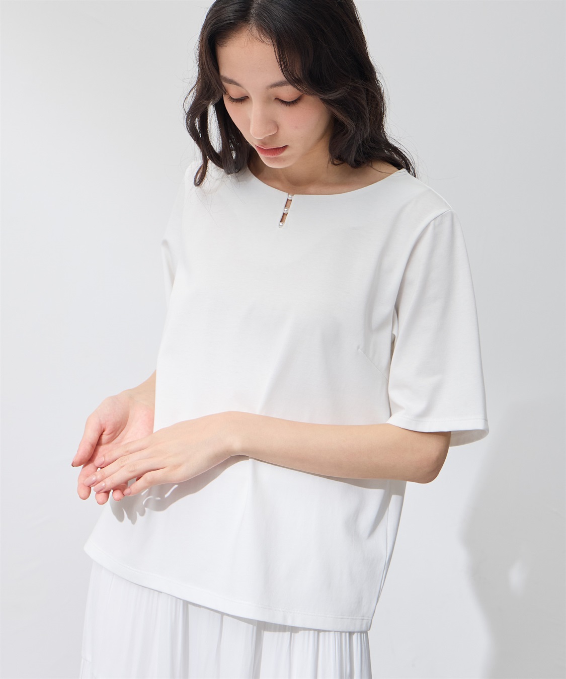 A/C DESIGN BY ALPHA CUBIC 【UVカット】パールプルオーバー_sub_4