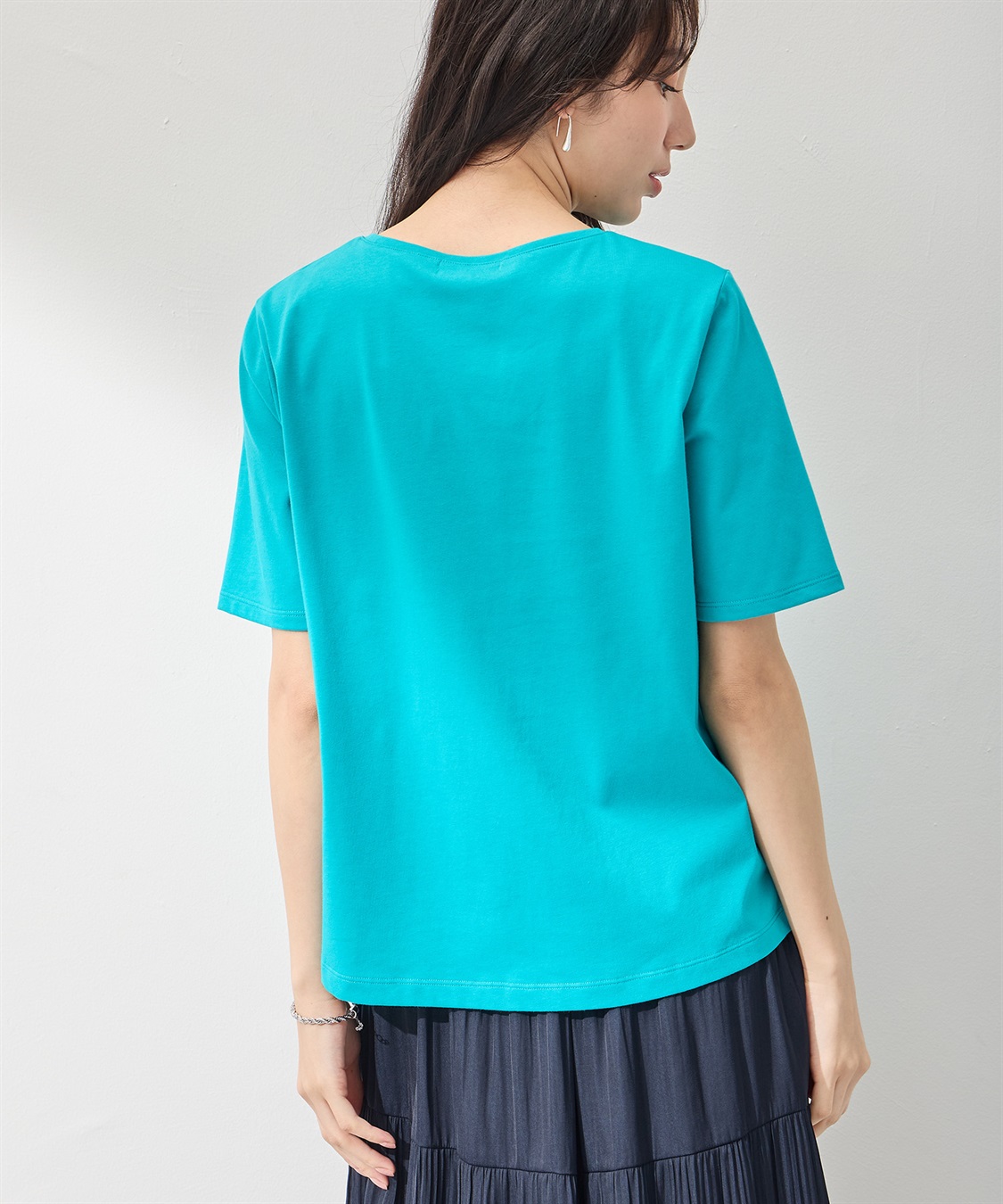 A/C DESIGN BY ALPHA CUBIC 【UVカット】ロゴプリントTシャツ_sub_3