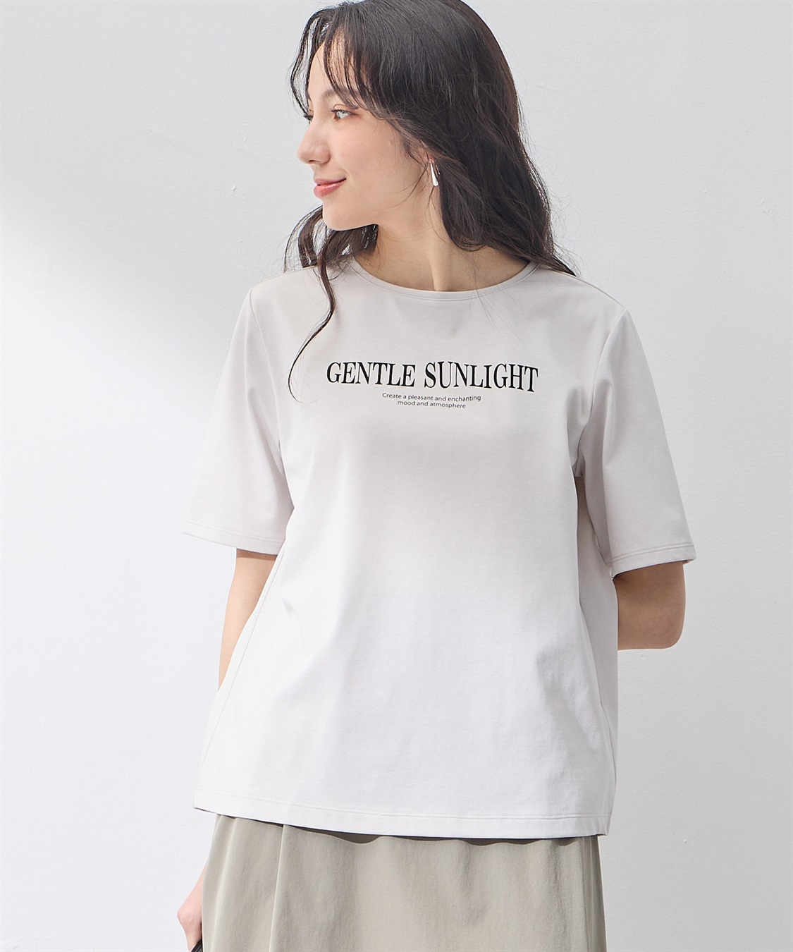 A/C DESIGN BY ALPHA CUBIC 【UVカット】ロゴプリントTシャツ_sub_4