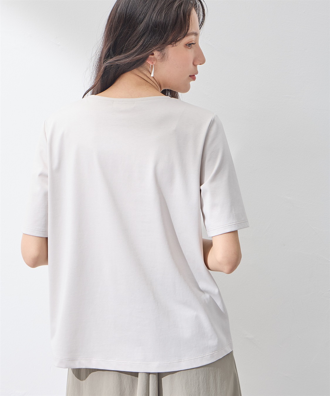 A/C DESIGN BY ALPHA CUBIC 【UVカット】ロゴプリントTシャツ_sub_6