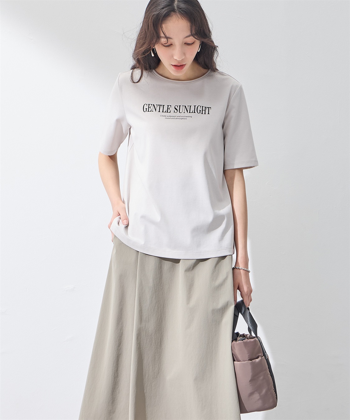 A/C DESIGN BY ALPHA CUBIC 【UVカット】ロゴプリントTシャツ_sub_7