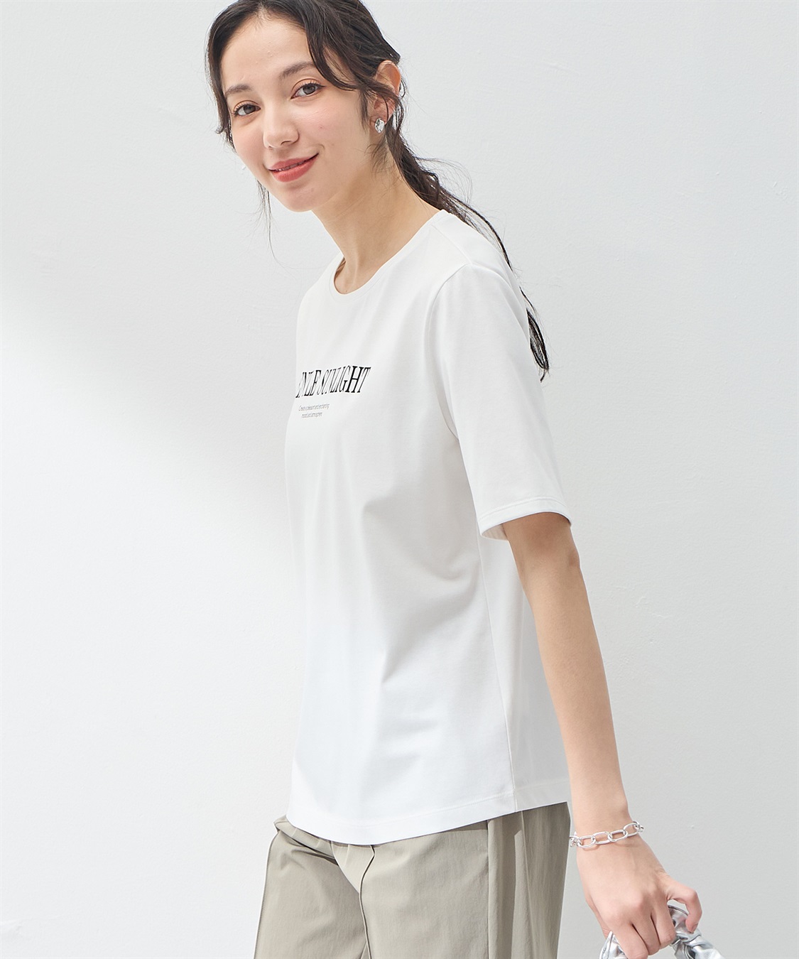 A/C DESIGN BY ALPHA CUBIC 【UVカット】ロゴプリントTシャツ_sub_11