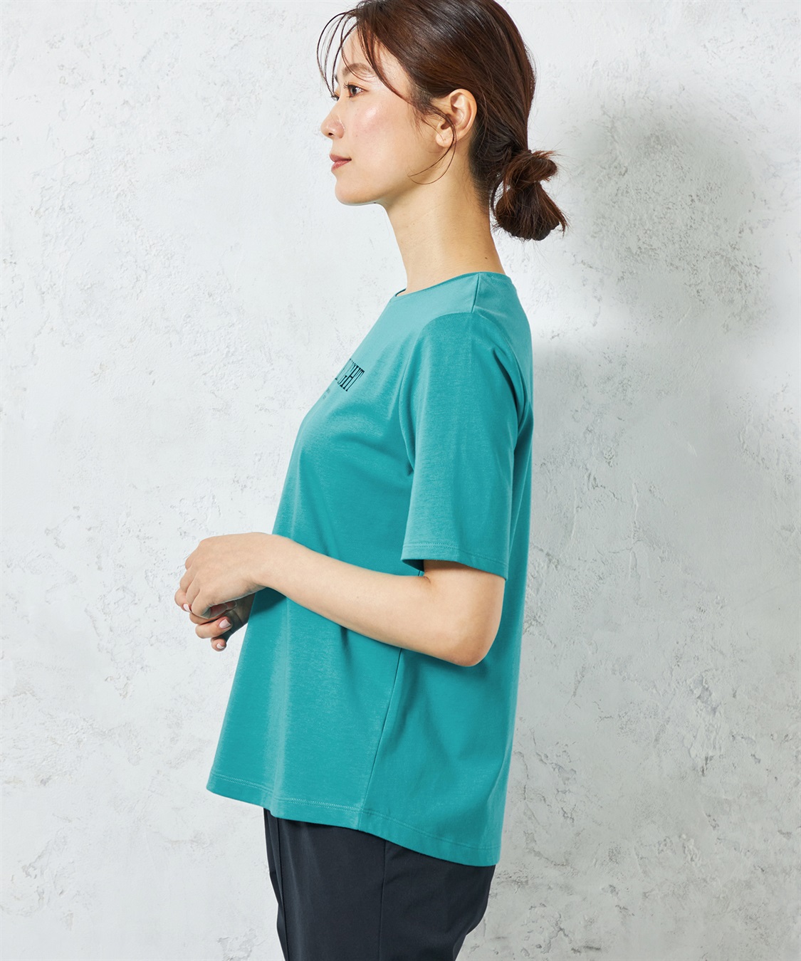 A/C DESIGN BY ALPHA CUBIC 【UVカット】ロゴプリントTシャツ_sub_12