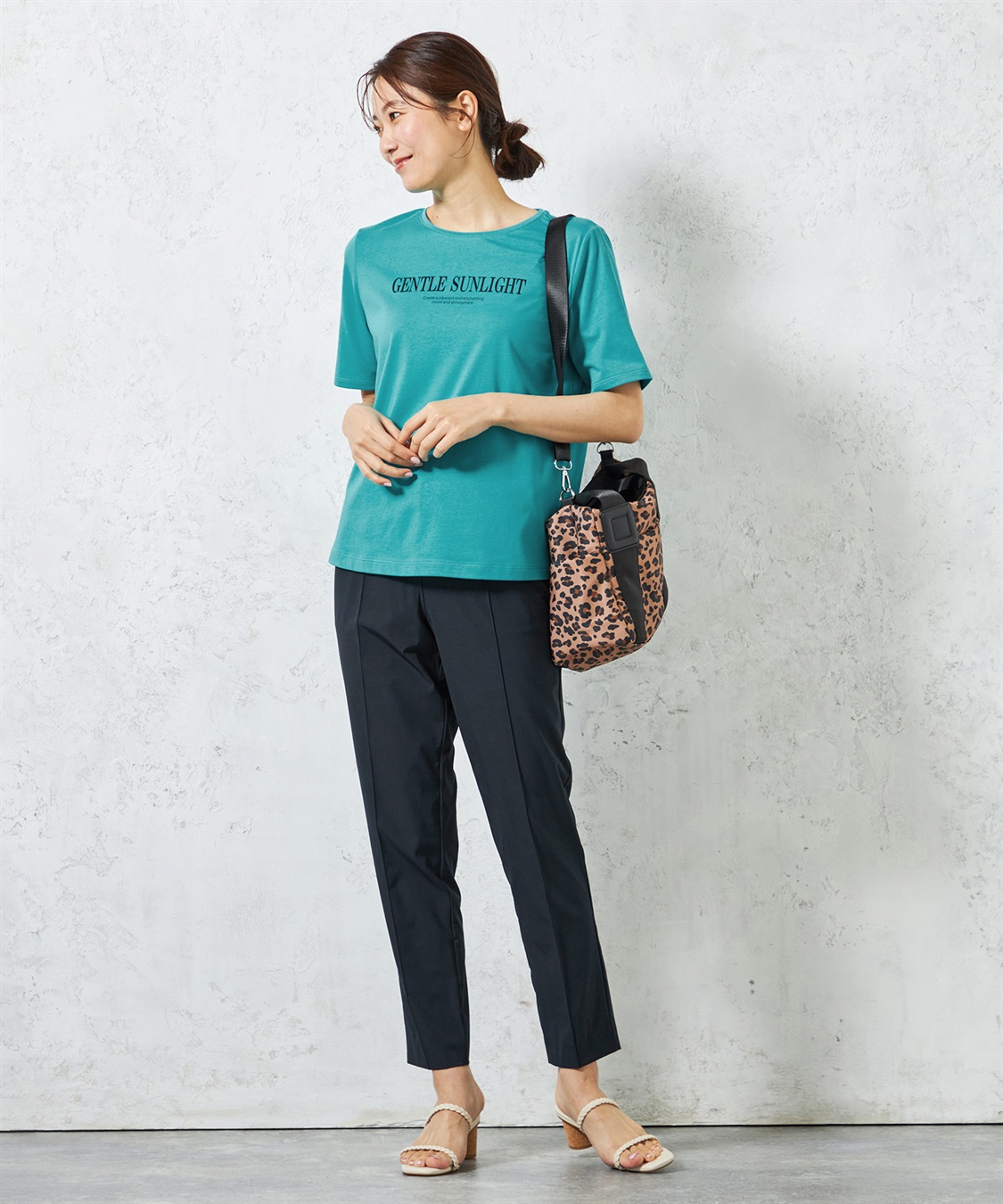 A/C DESIGN BY ALPHA CUBIC 【UVカット】ロゴプリントTシャツ_sub_22