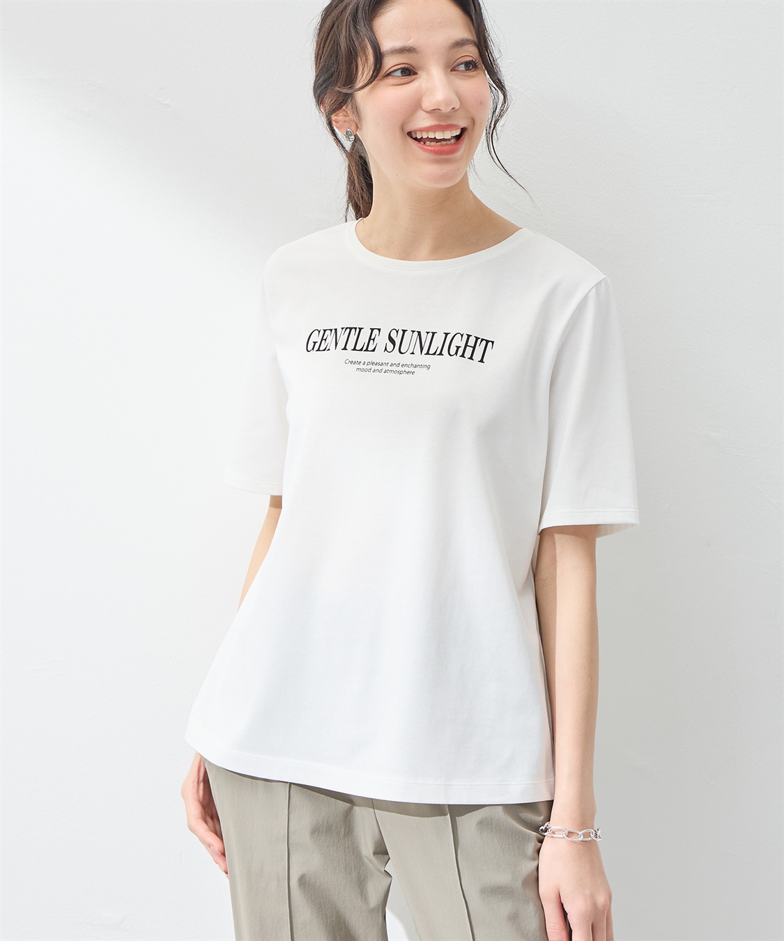 A/C DESIGN BY ALPHA CUBIC 【UVカット】ロゴプリントTシャツ_sub_27