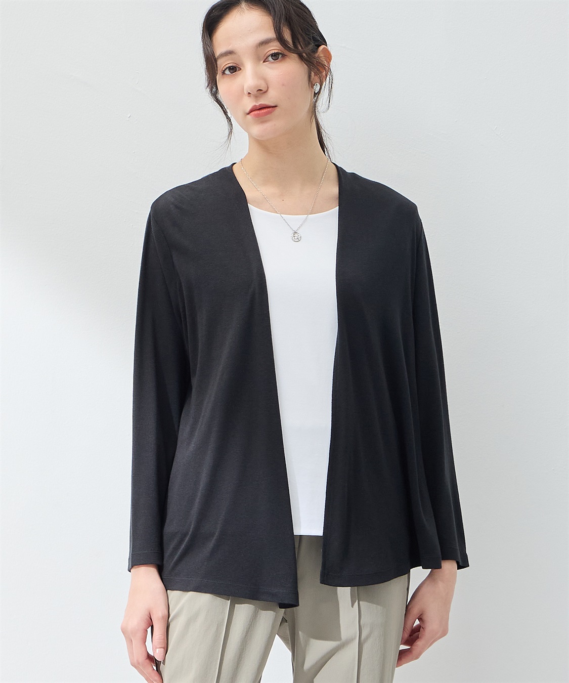 A/C DESIGN BY ALPHA CUBIC 【UVカット・冷感】ショートカーディガン_sub_2