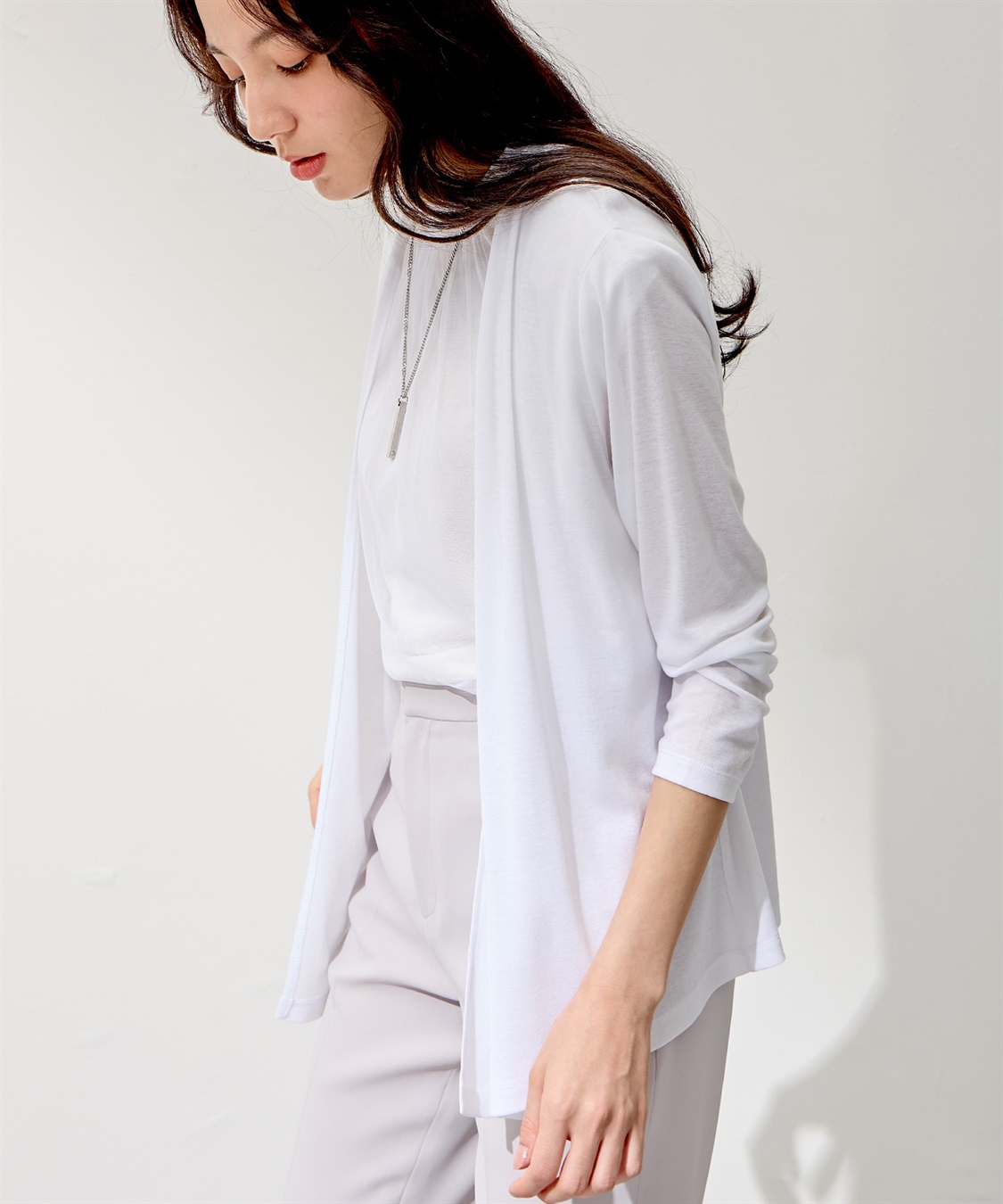 A/C DESIGN BY ALPHA CUBIC 【UVカット・冷感】ショートカーディガン_sub_3