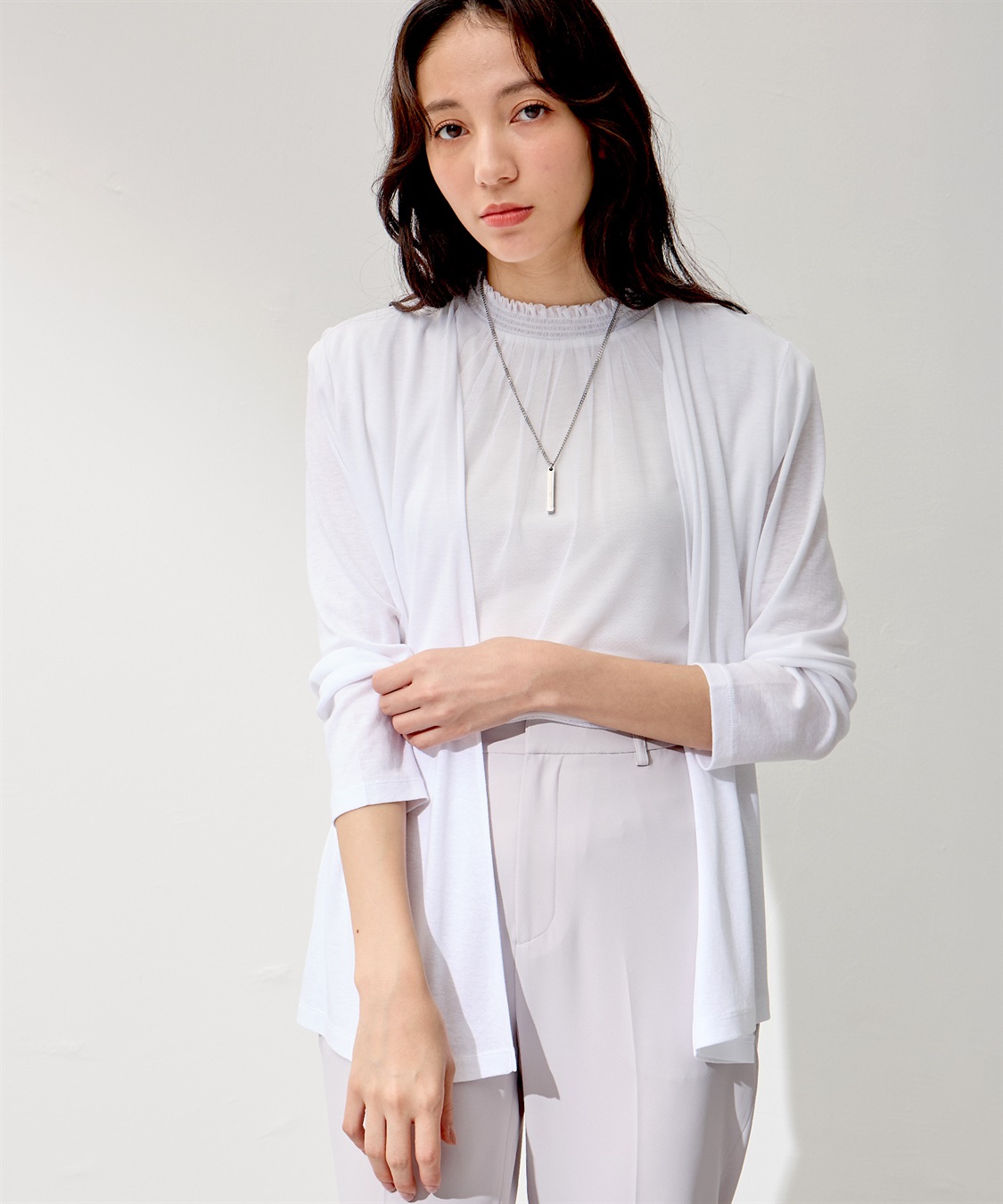 A/C DESIGN BY ALPHA CUBIC 【UVカット・冷感】ショートカーディガン_sub_4