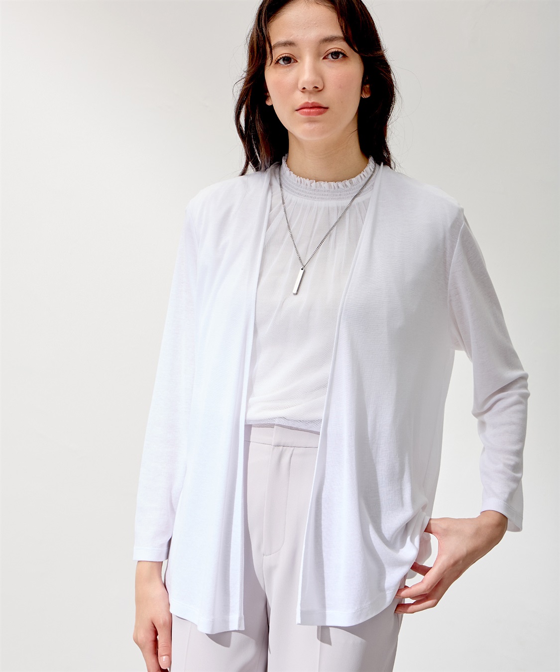 A/C DESIGN BY ALPHA CUBIC 【UVカット・冷感】ショートカーディガン_sub_19