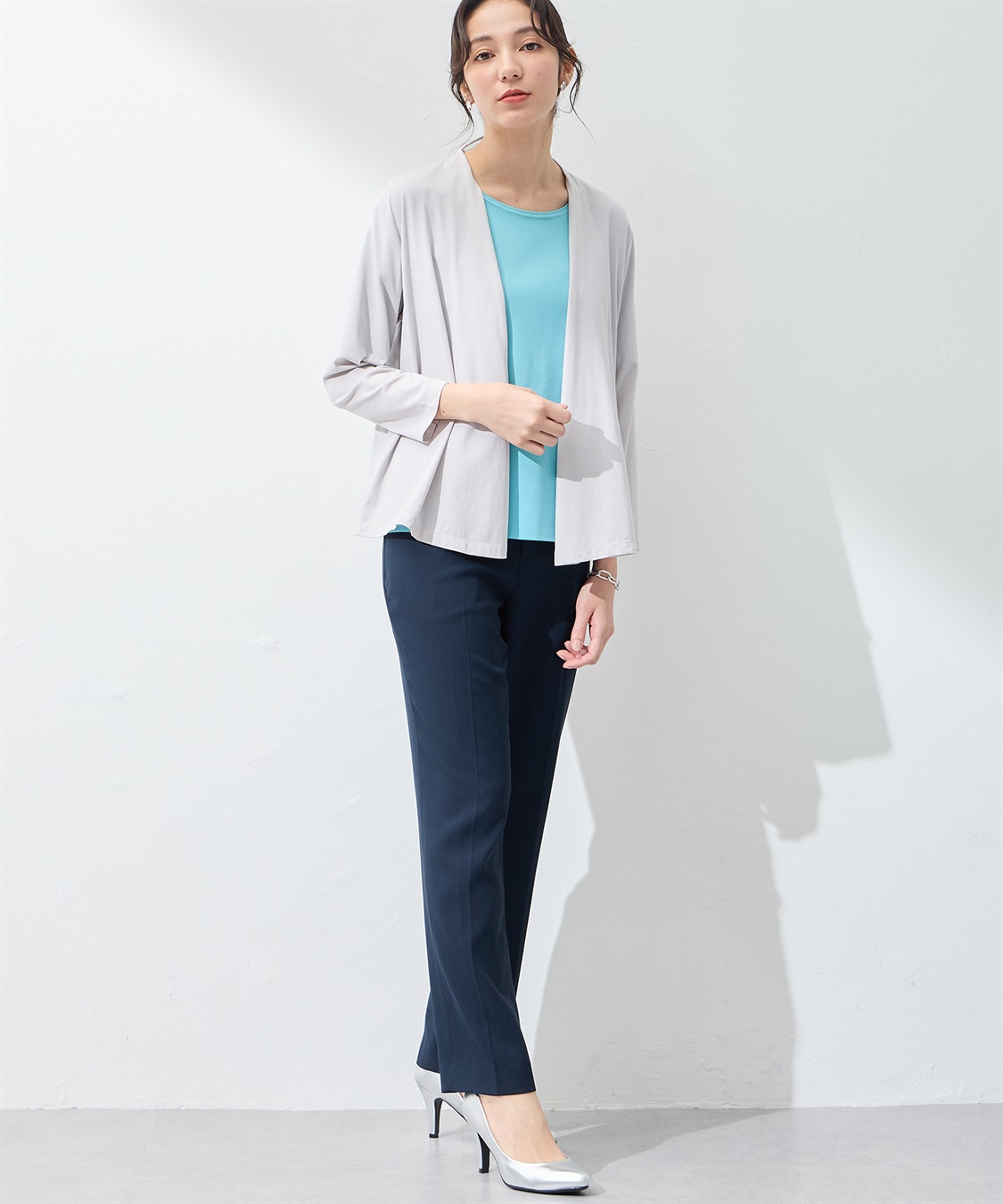 A/C DESIGN BY ALPHA CUBIC 【UVカット・冷感】ショートカーディガン_sub_22